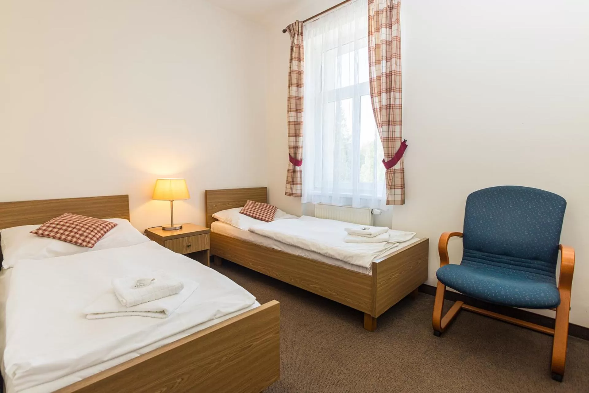 Bed in Hotel Seifert