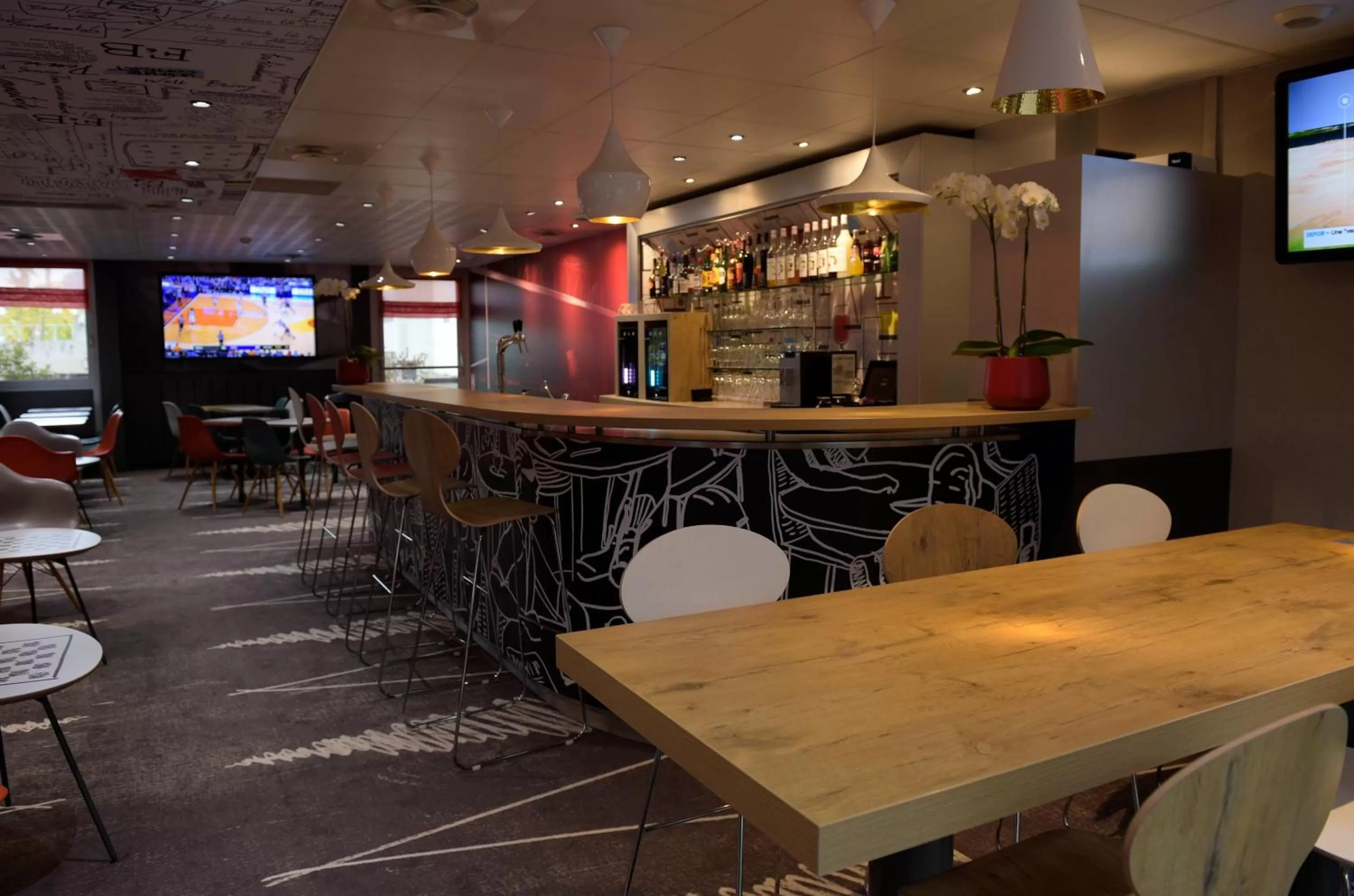 Seating area in ibis Lyon Gerland Merieux