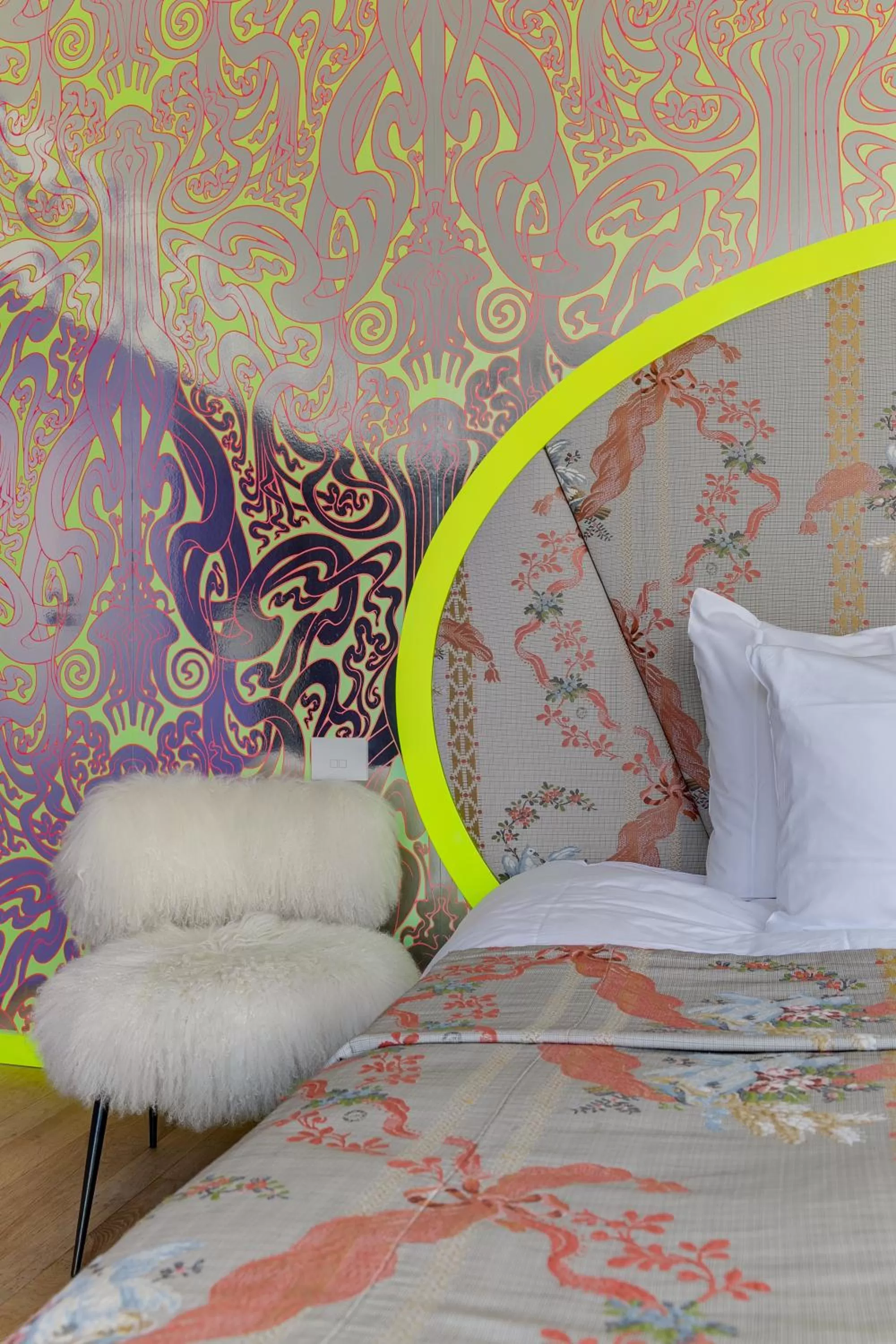 Bed in Hotel De Witte Lelie -Small Luxury Hotels of the World