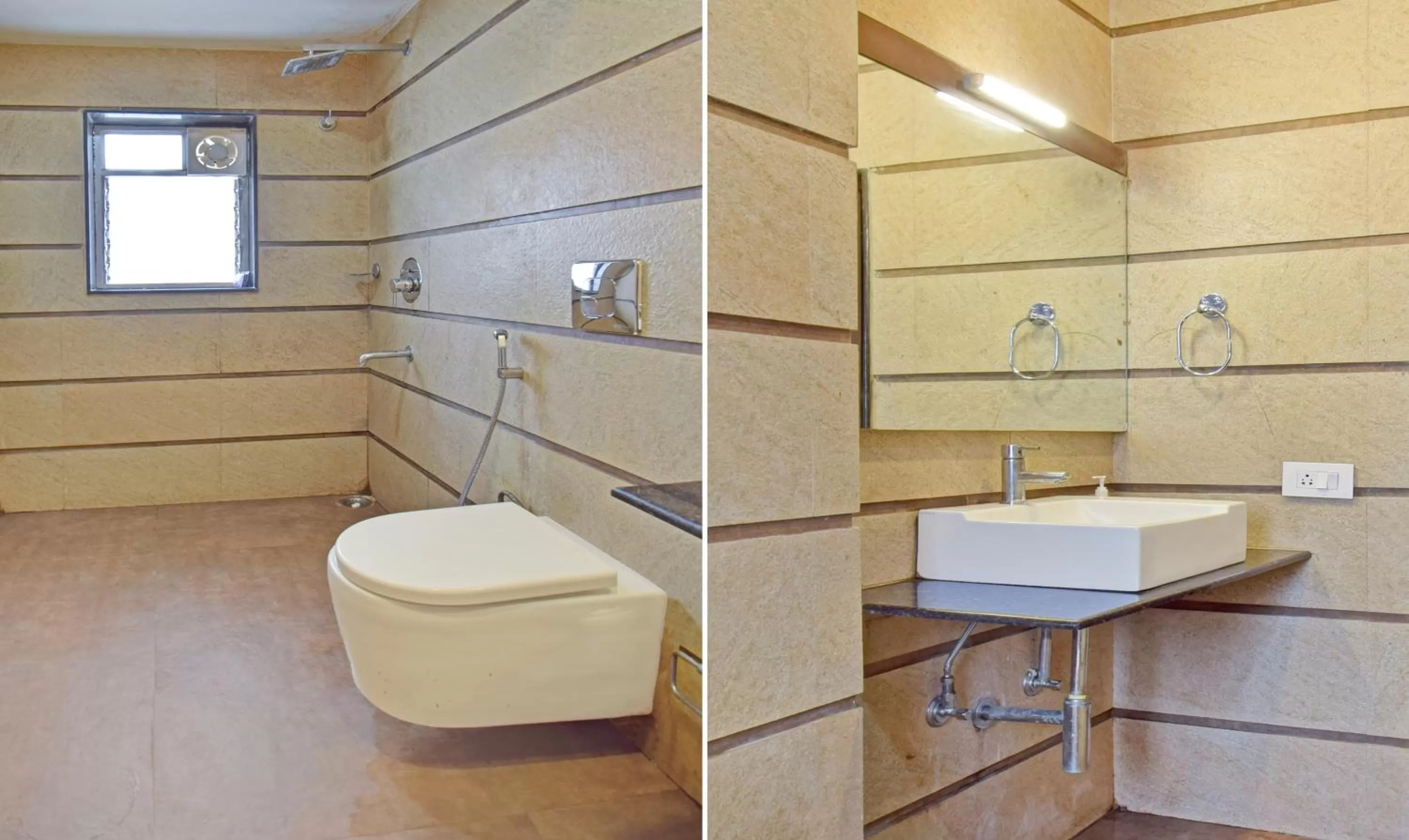 Bathroom in Treebo Sky Point