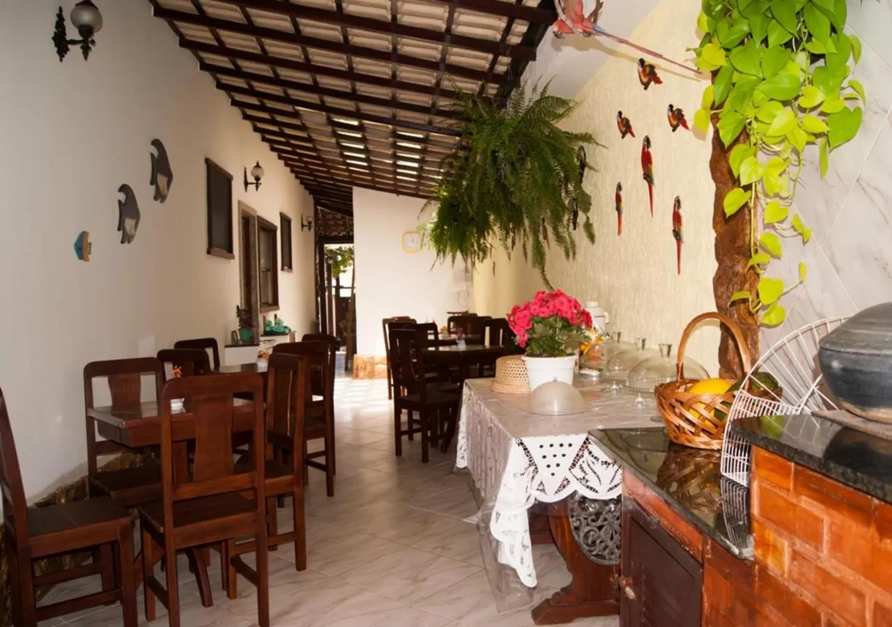 Breakfast, Restaurant/Places to Eat in Pousada Fazendinha Unamar