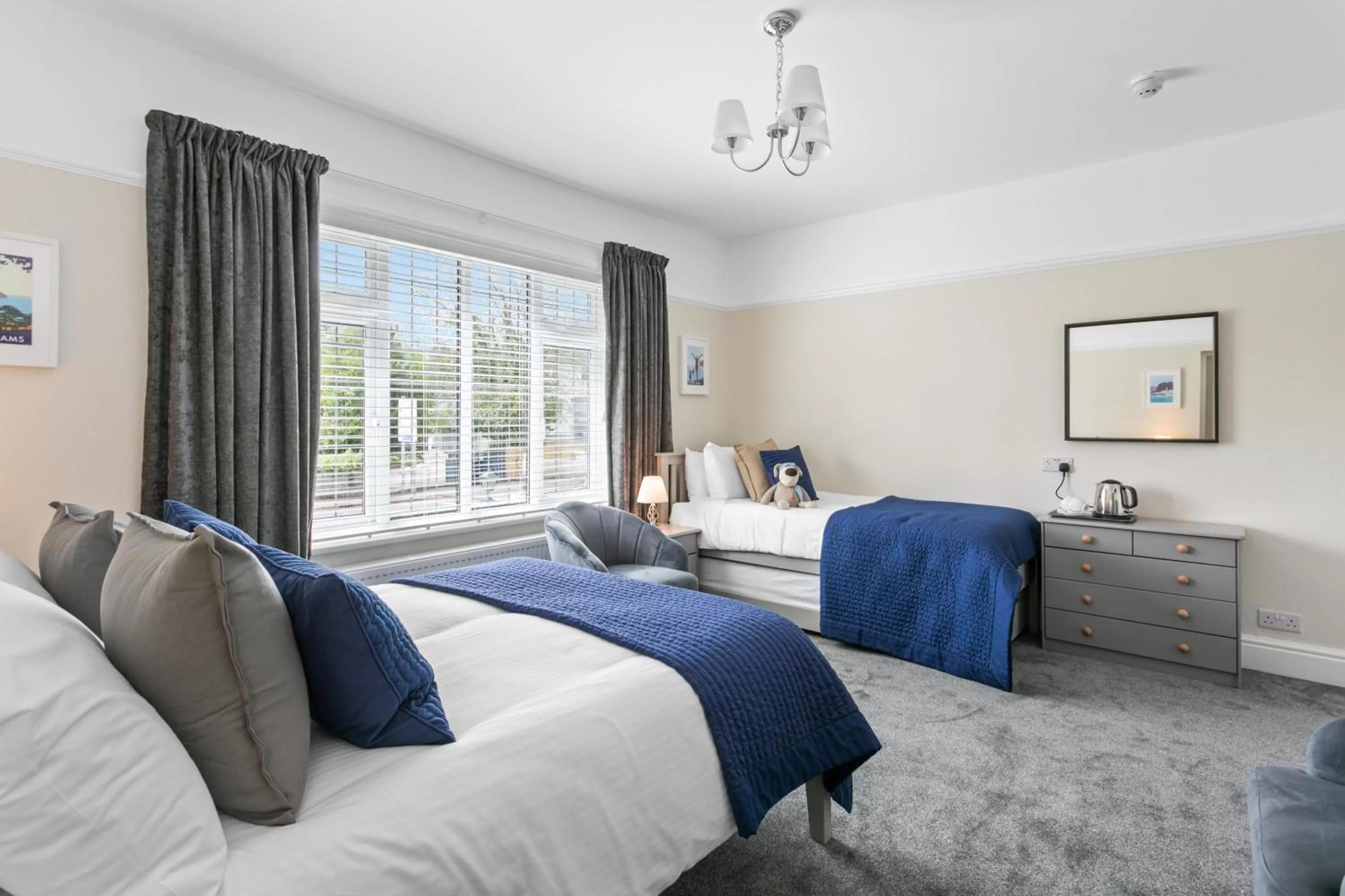 Bedroom in Stover Lodge