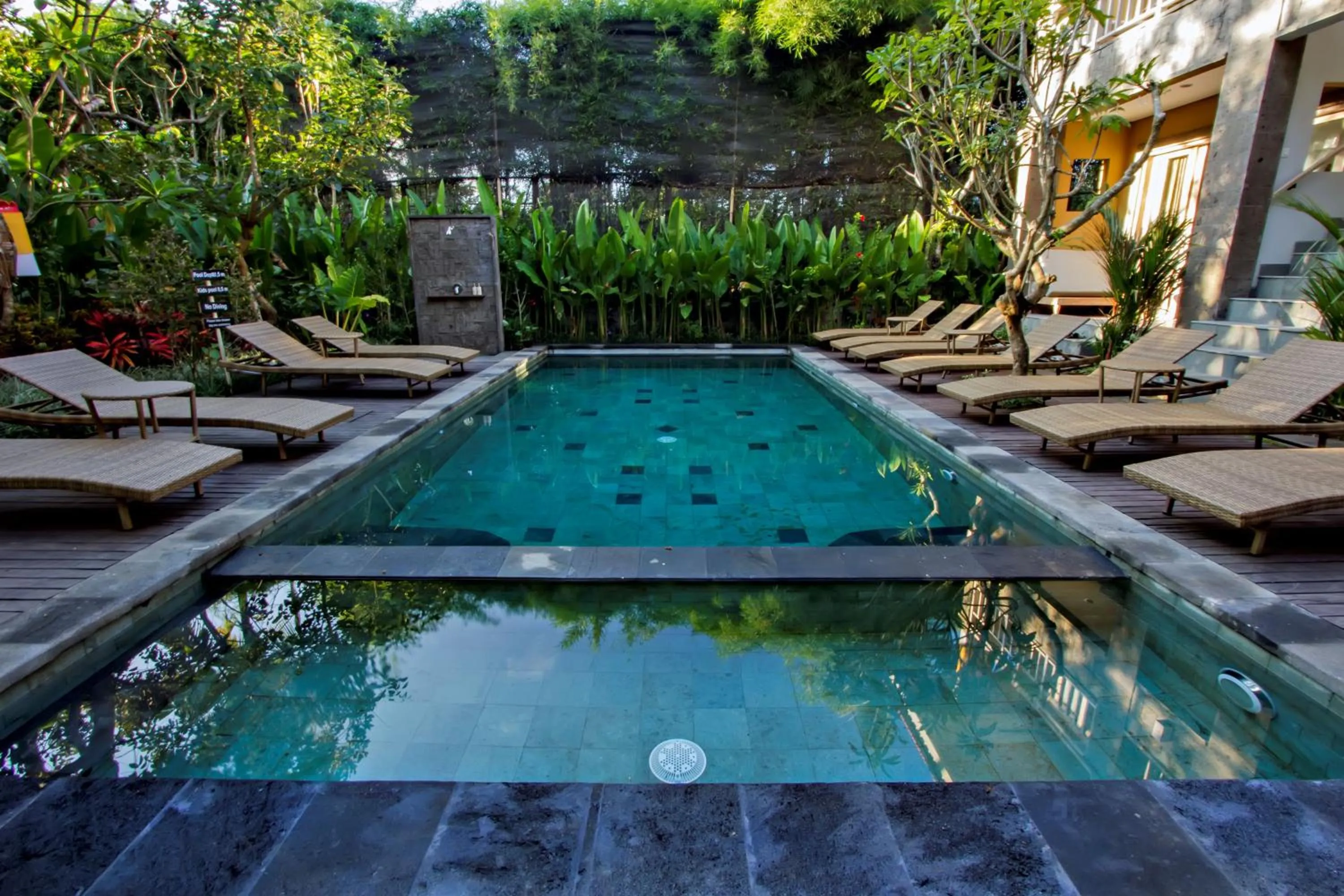 Pool view in Ubad Retreat