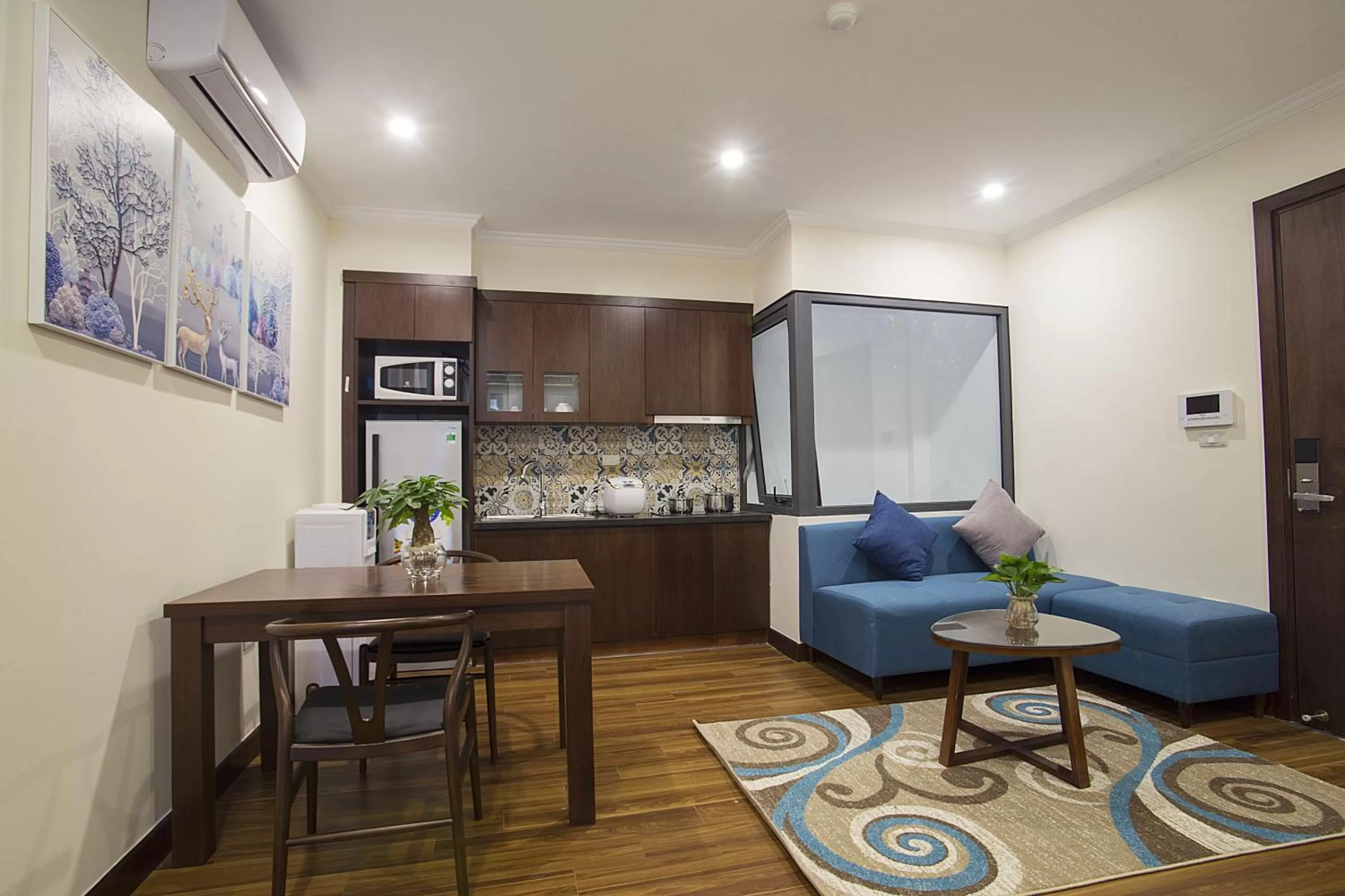 Living room in Newsky Serviced Apartment