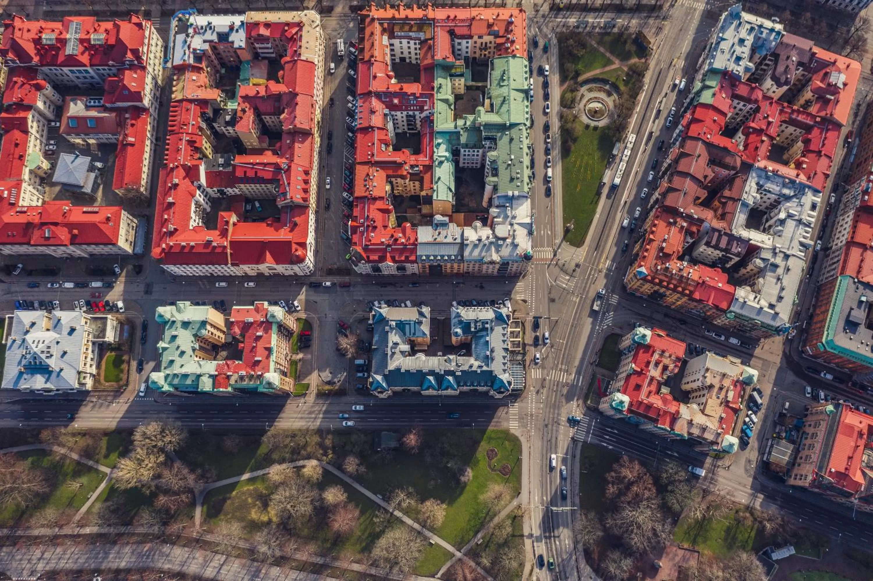 Bird's eye view in Hotel Poseidon