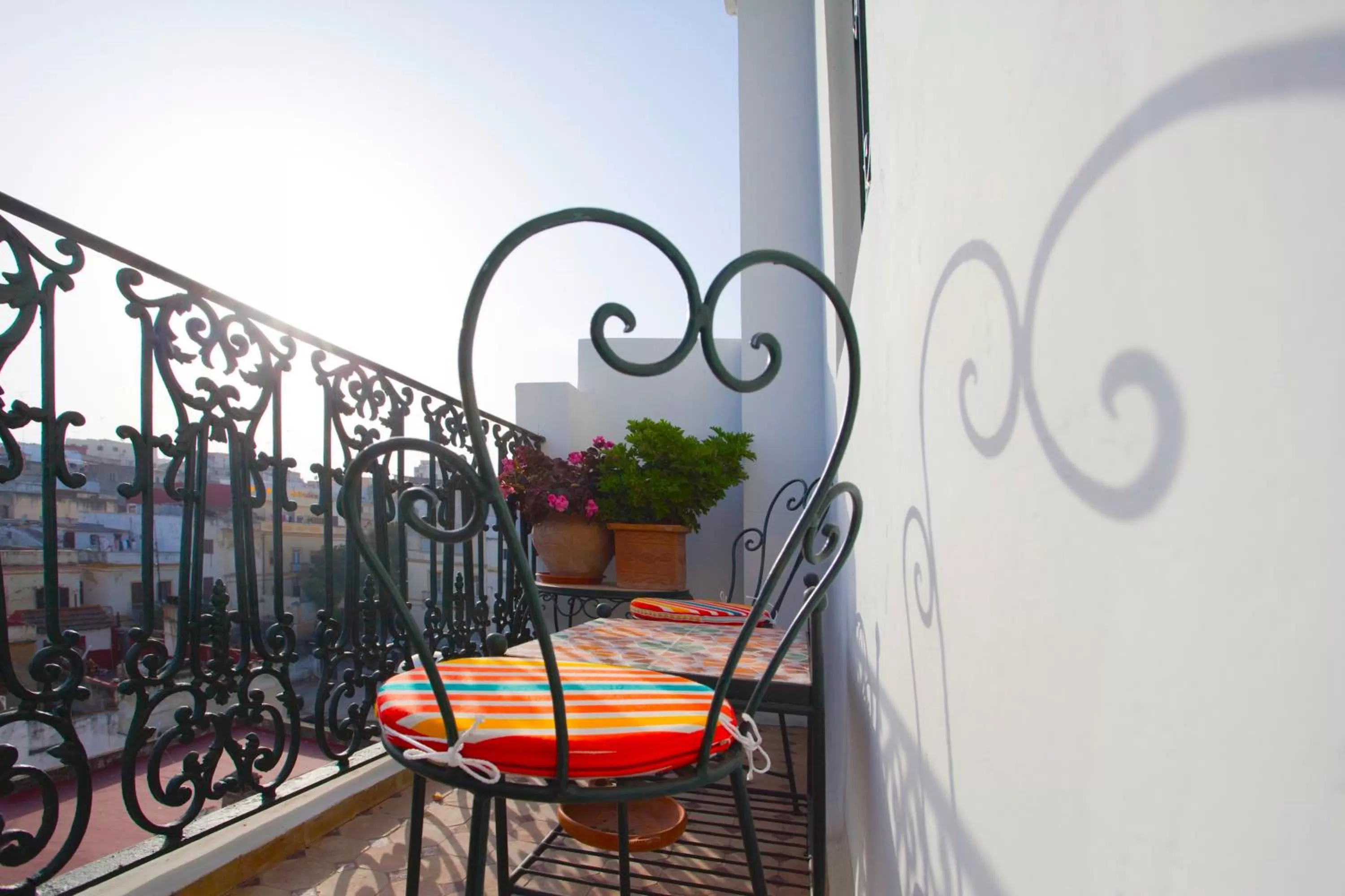 Balcony/Terrace, Dining Area in Kasbah Rose