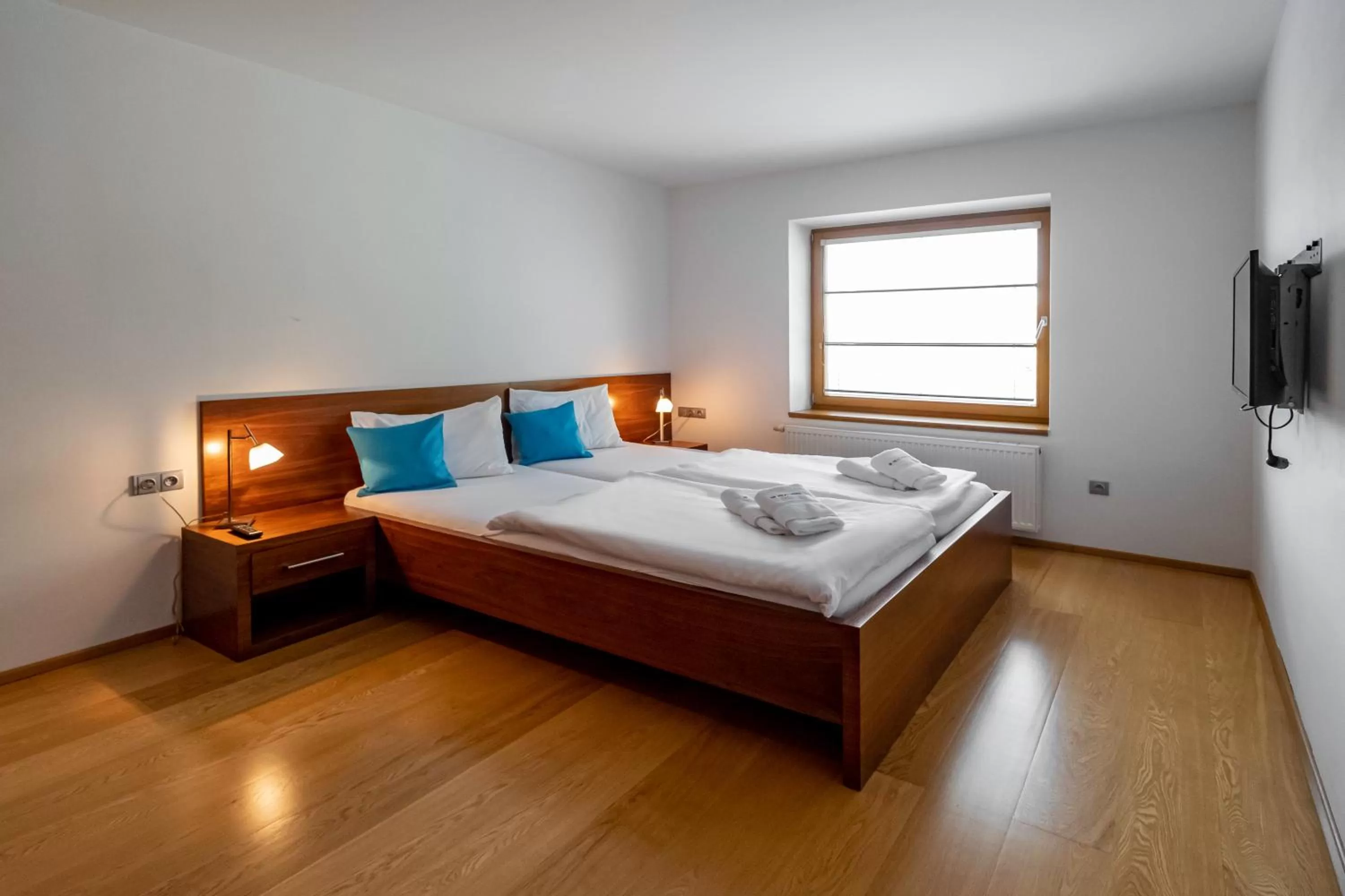 Bed in Relax Hotel Stork