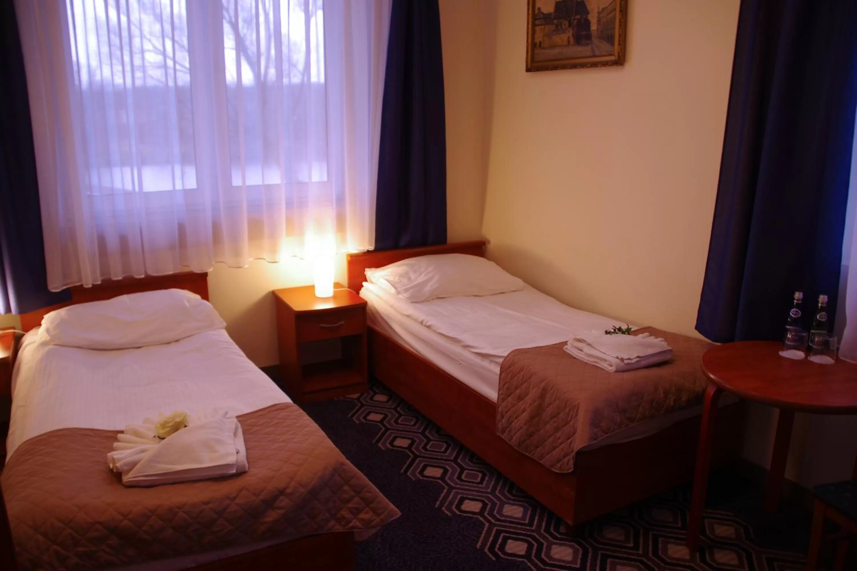 Bed in Hotel Vistula