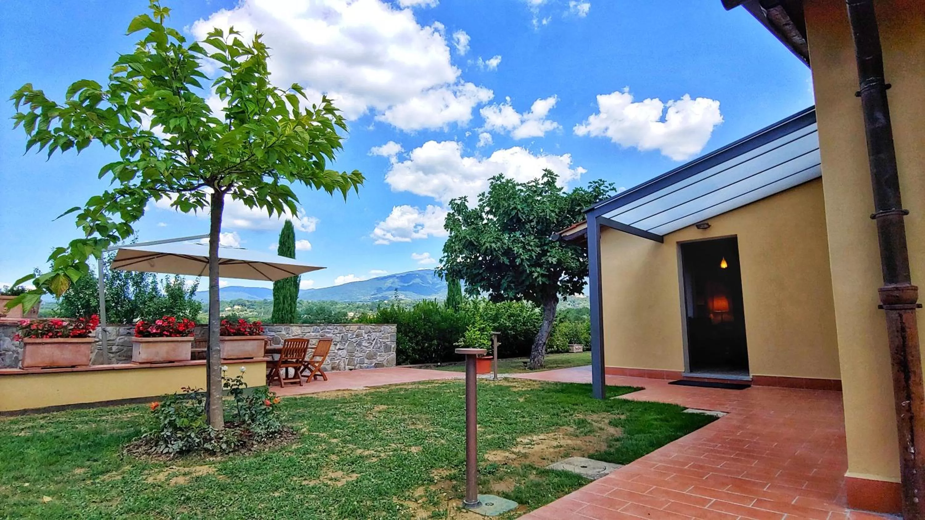 Patio in Torrebianca Tuscany