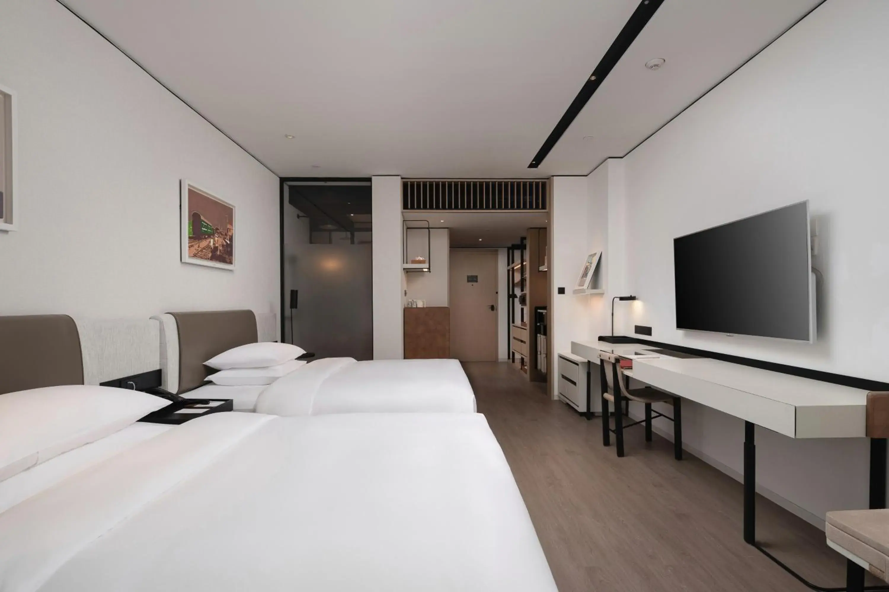Standard Twin Room in Mumian Shenzhen Luohu JDV by Hyatt Standard Twin Room in Mumian Shenzhen Luohu JDV by Hyatt