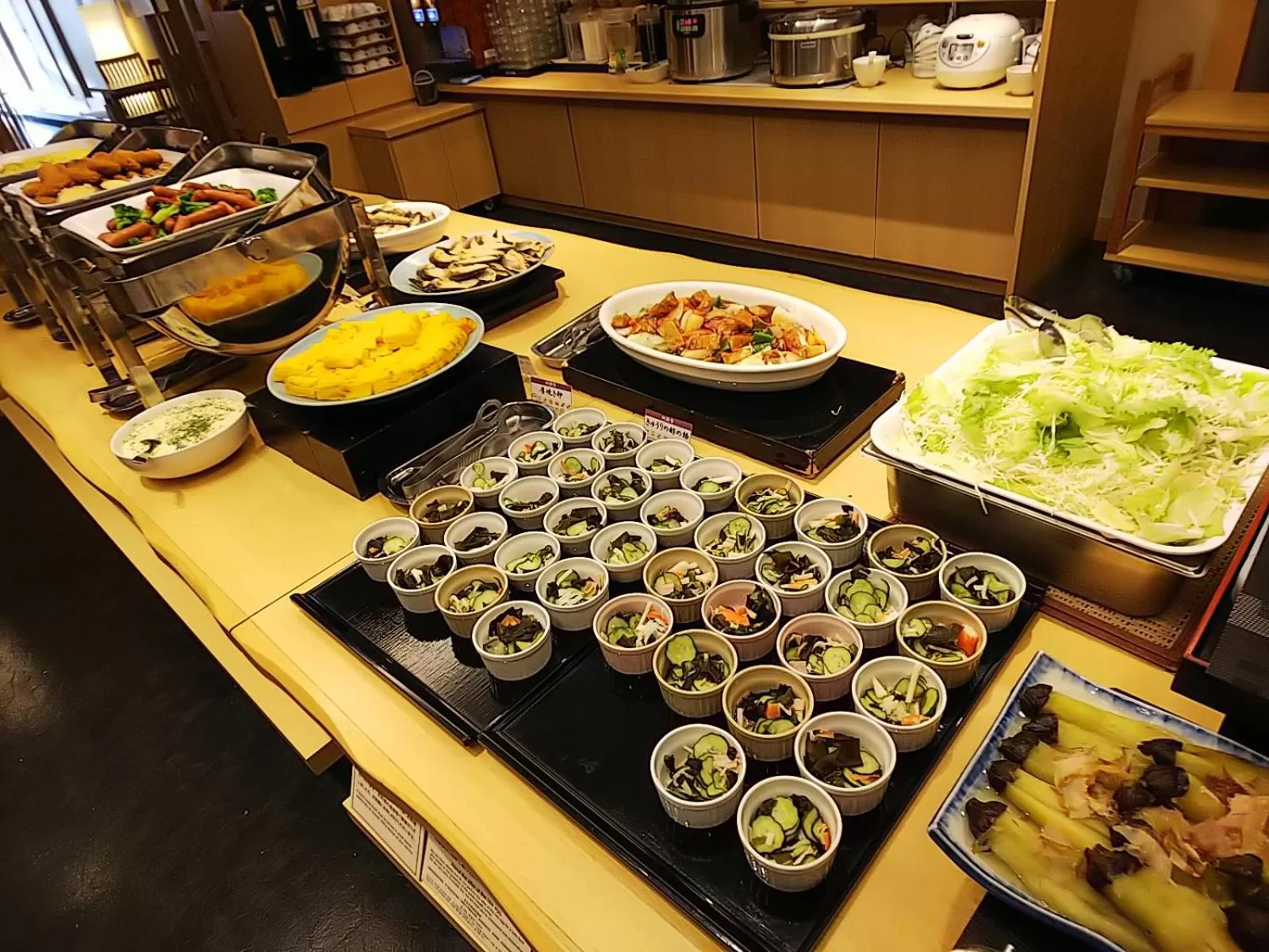 Buffet breakfast in Route Inn Grantia Himi Wakuranoyado