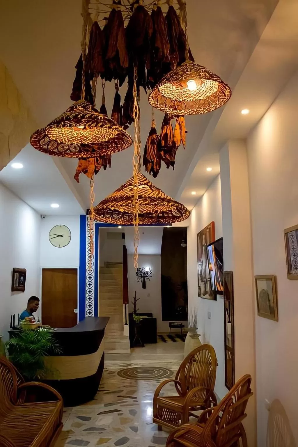 Living room, Lobby/Reception in Hotel Iraka Zenu