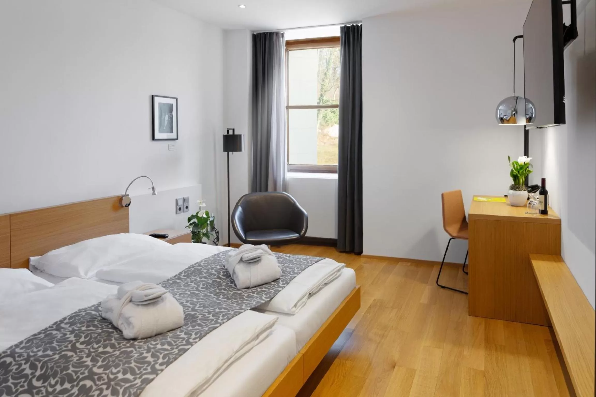 Bed in Hotel Schloss Hernstein