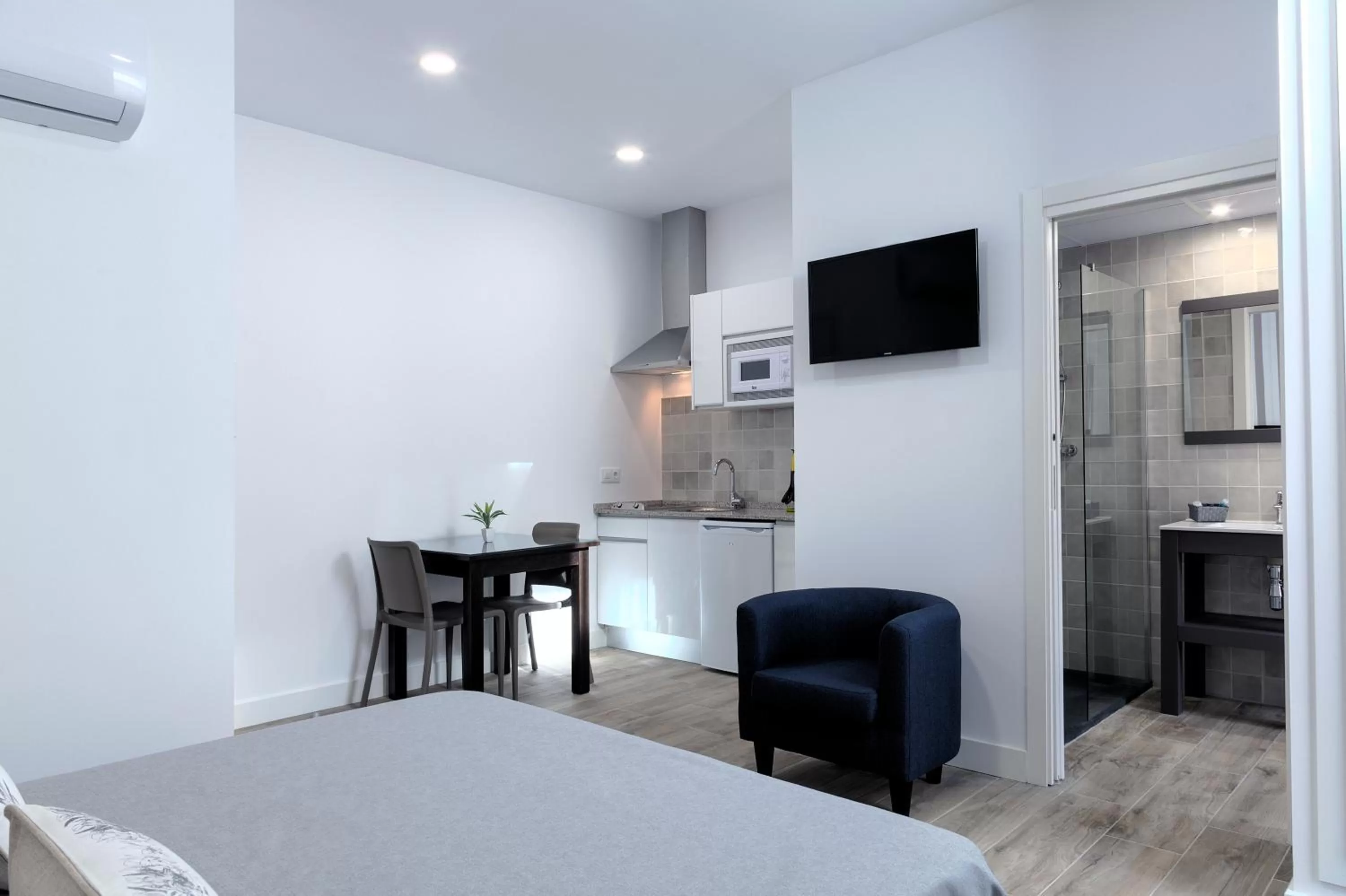 Kitchen or kitchenette in Hotel Apartamentos MPD