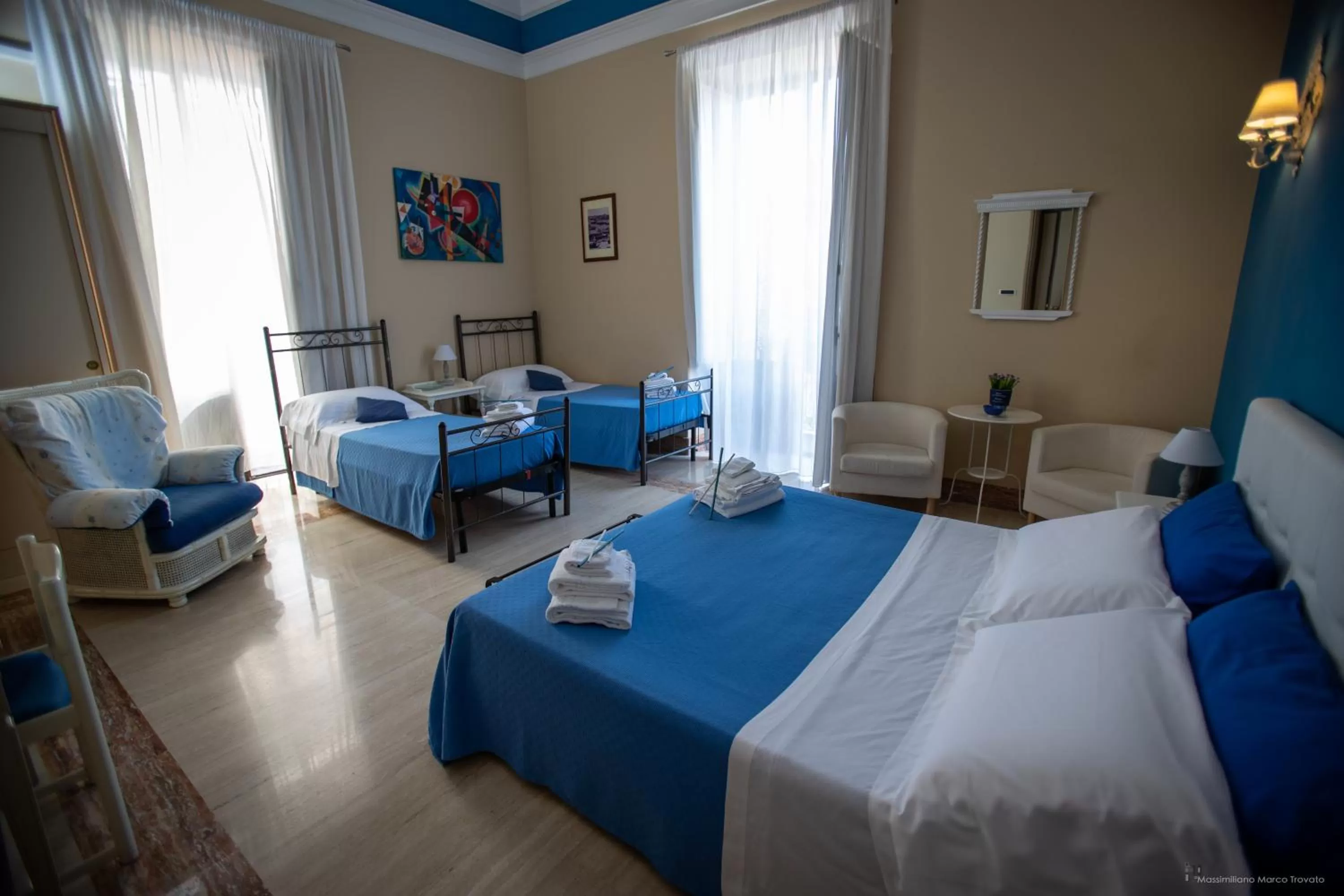 Bed in B&B Sicily Luxury