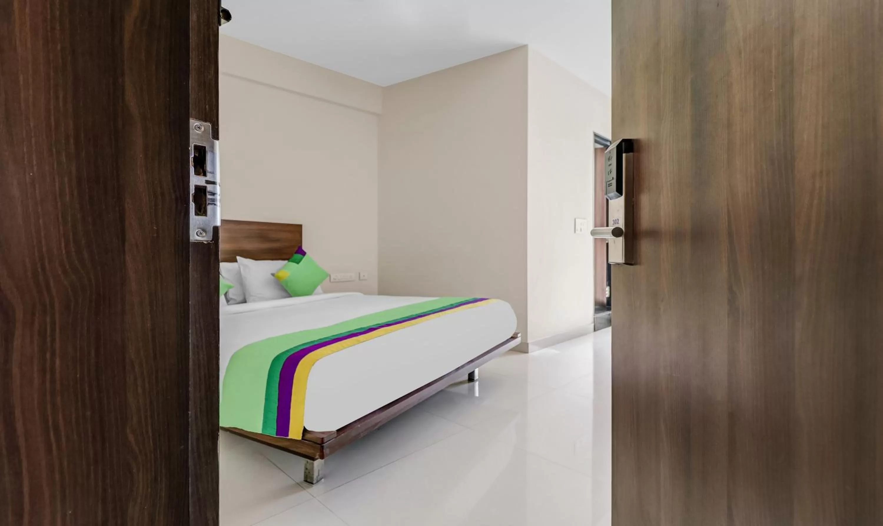 Bed in Treebo Trend Punarnava Bypass Road