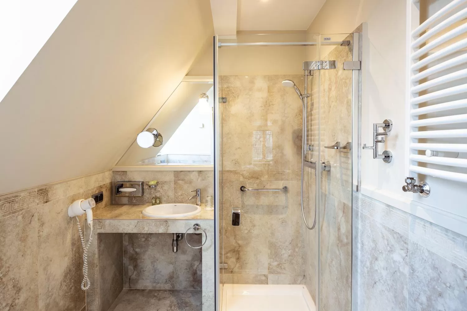 Shower in Zamek Topacz