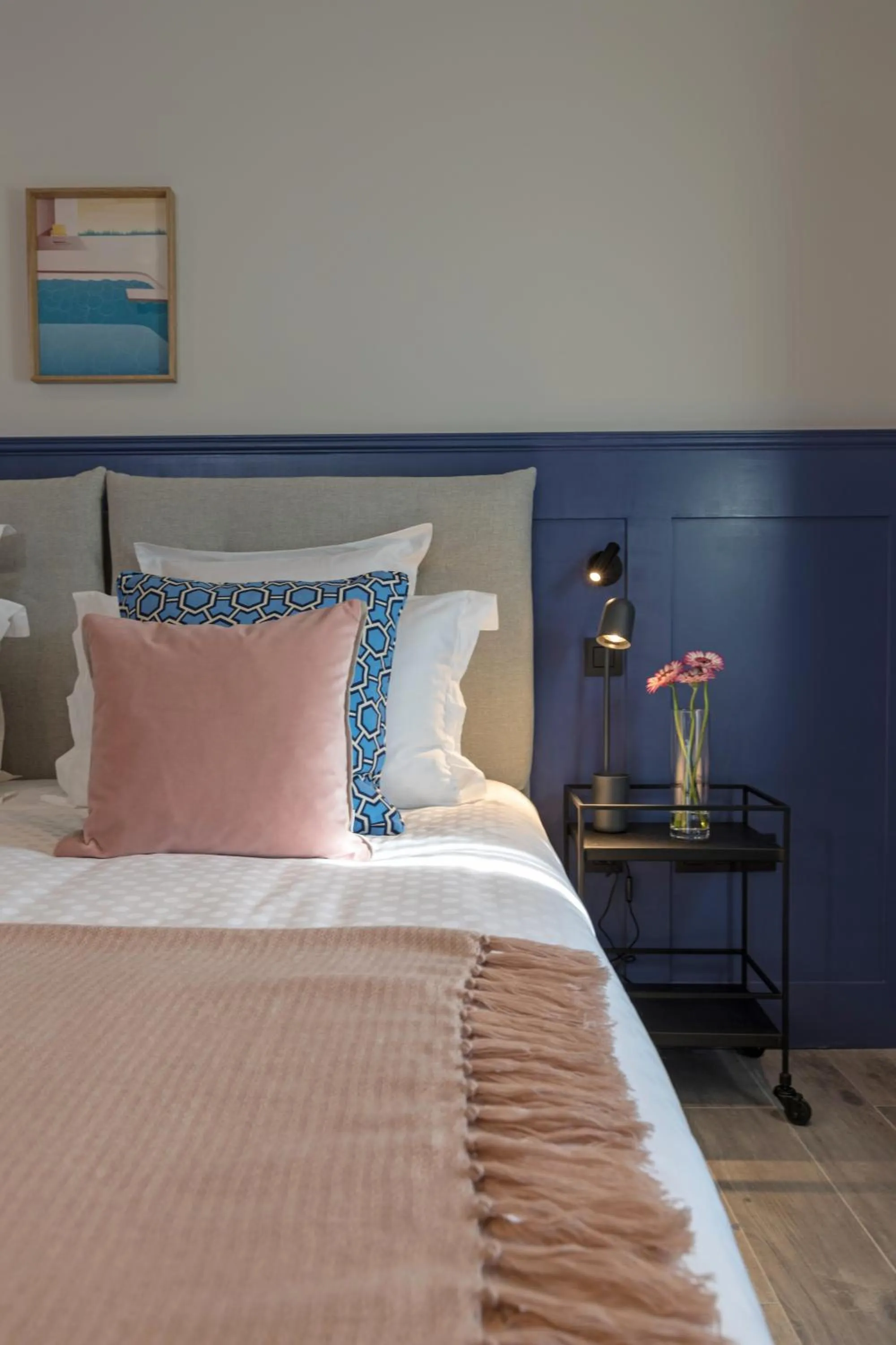 Decorative detail, Bed in Mas du Brulat