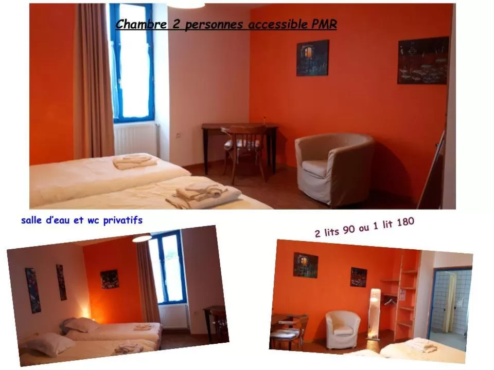 Double Room - Disability Access in Les Hortensias - Chambres d'Hôtes