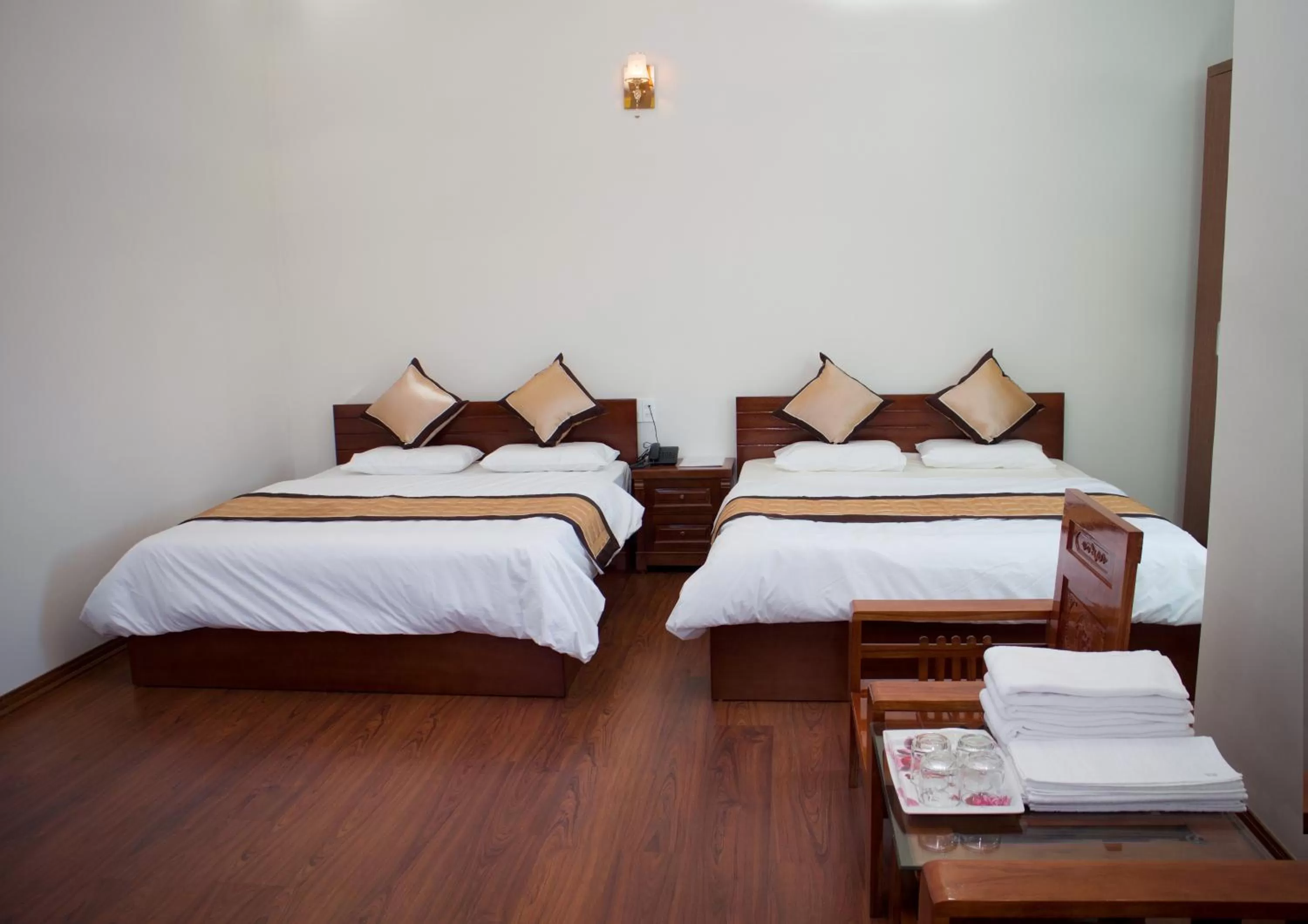 Bed in Hotel Nguyên Phước