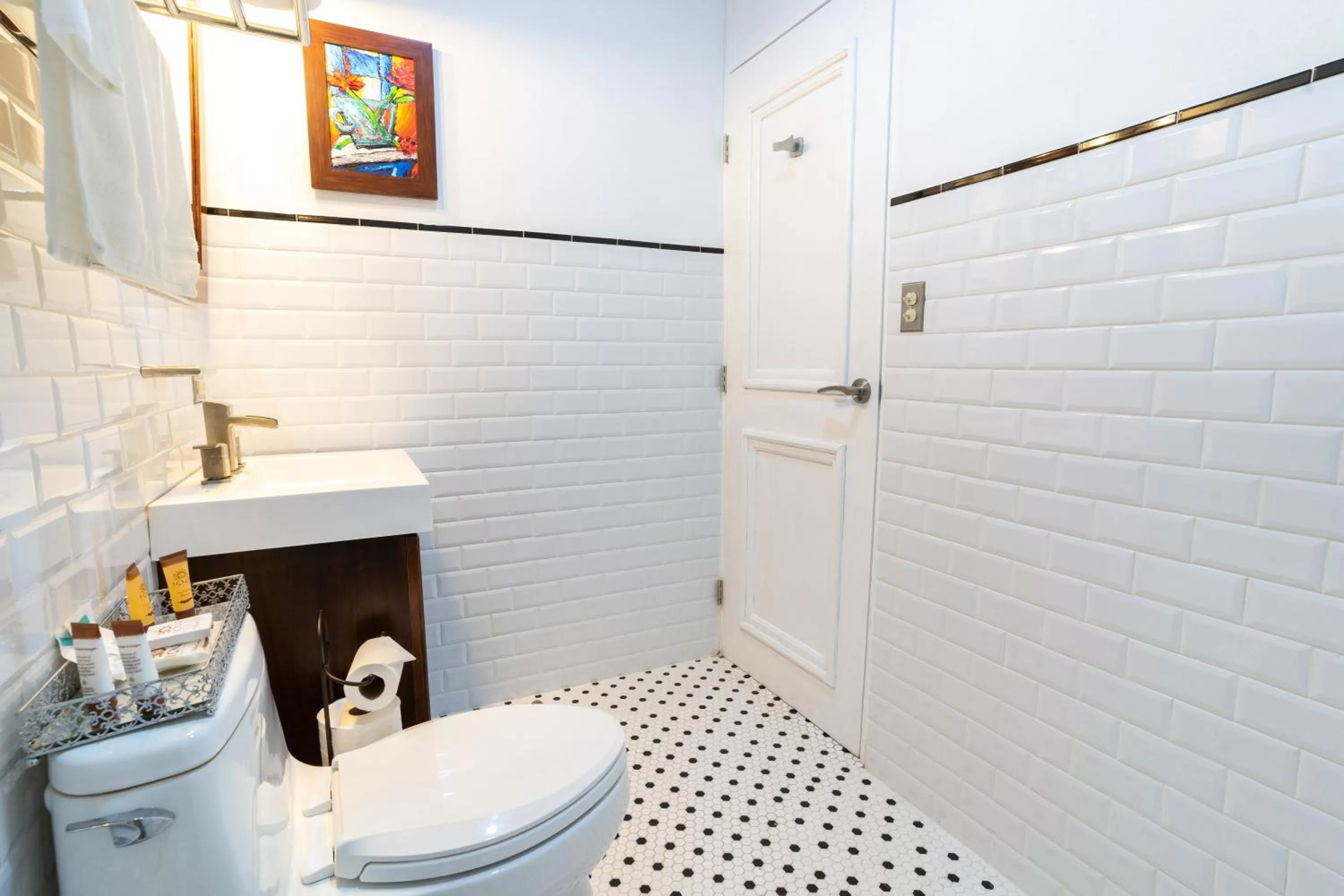 Toilet in Casa Wilson Inn