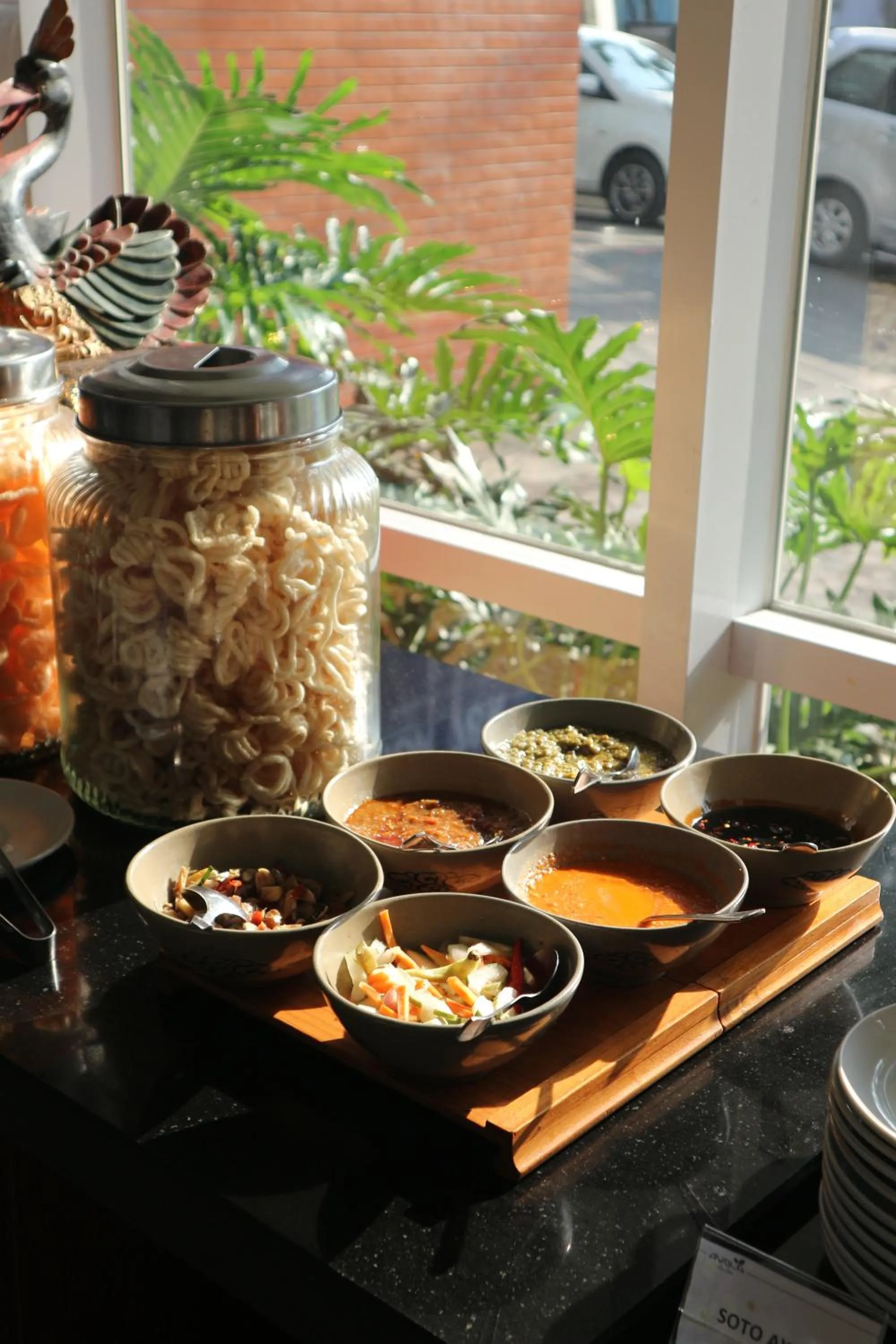 Buffet breakfast in La Lisa Hotel Surabaya