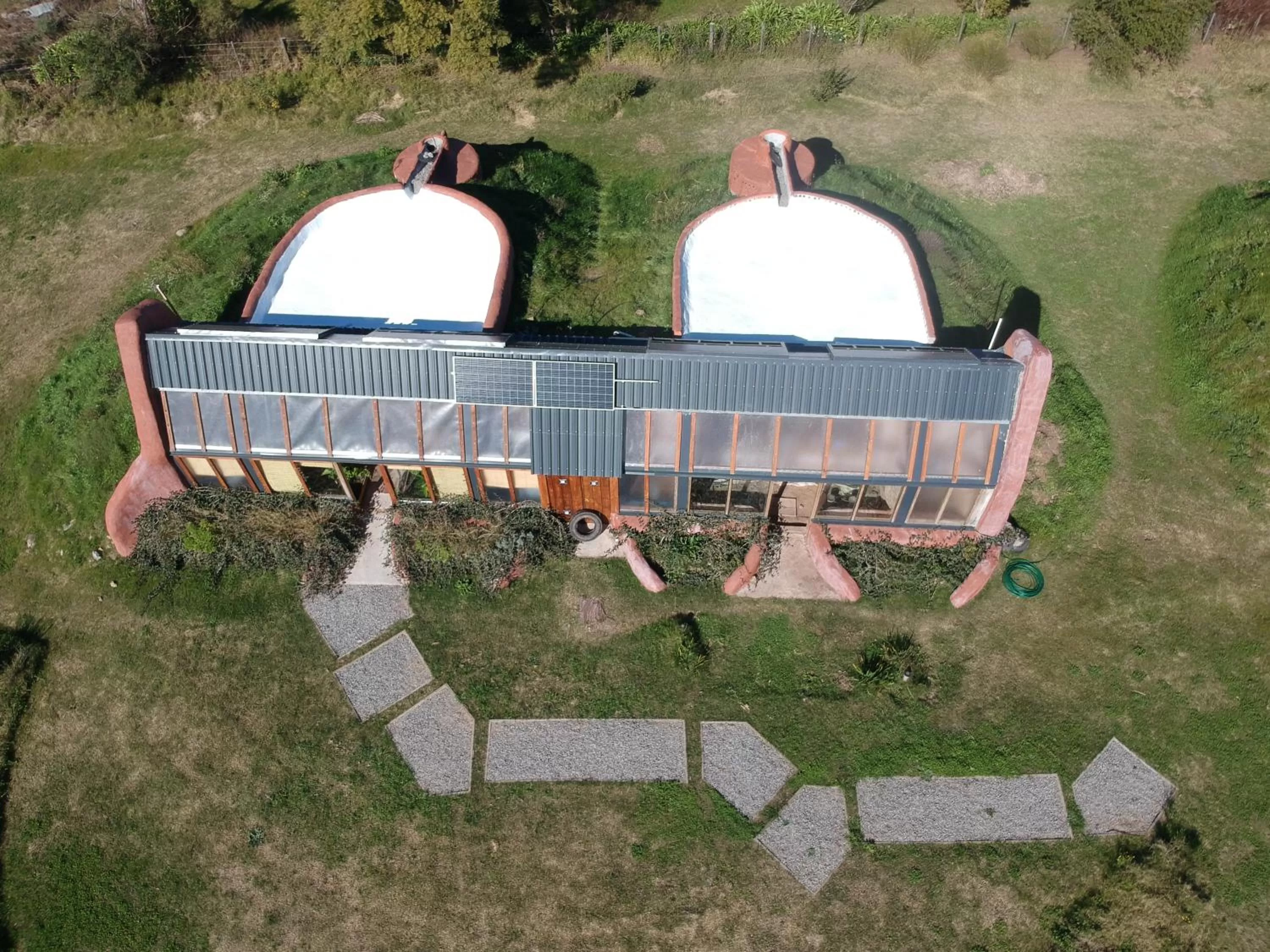 Property building, Bird's-eye View in Caliu Earthship Ecolodge
