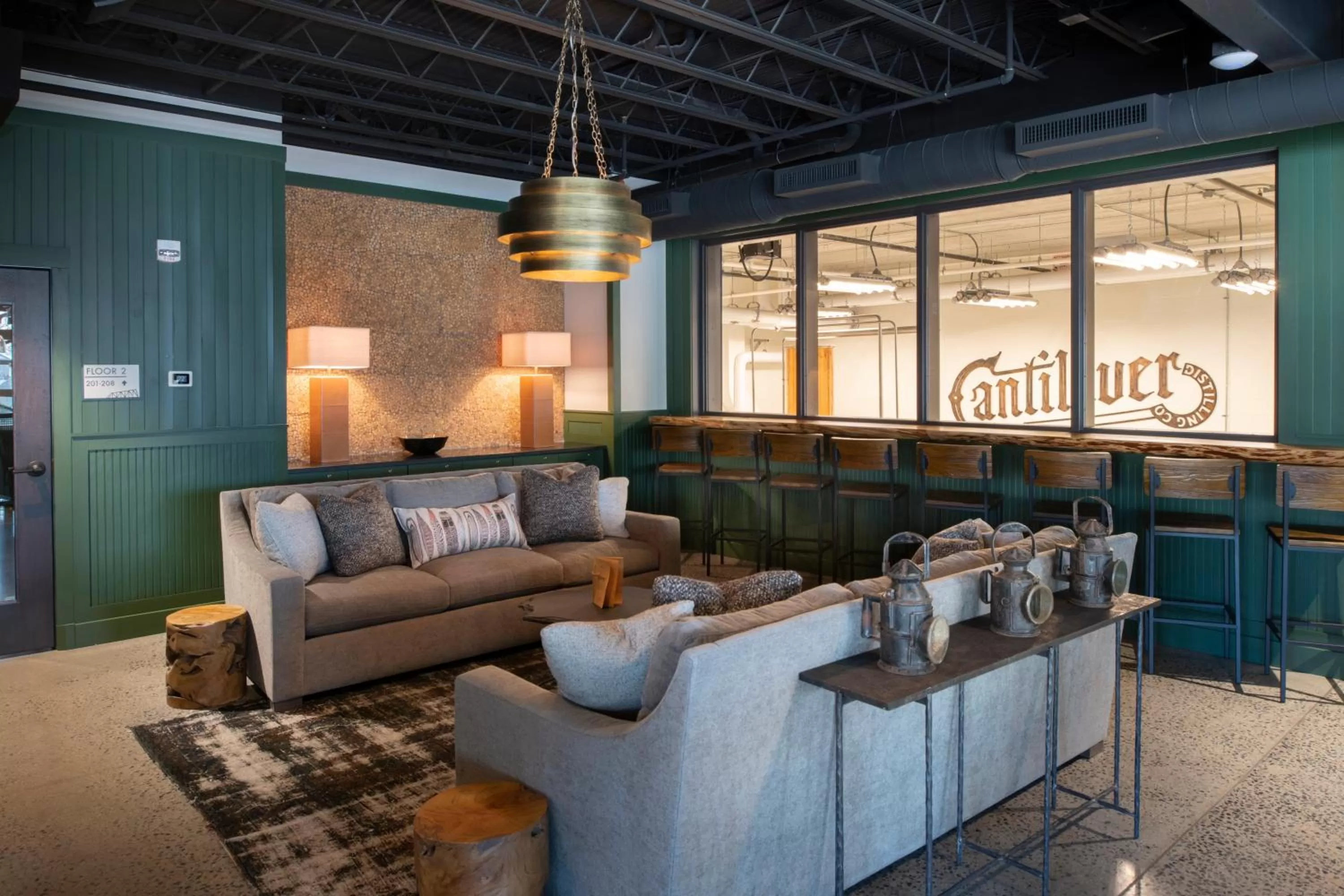 Seating area in Cantilever Hotel, Trademark Collection by Wyndham