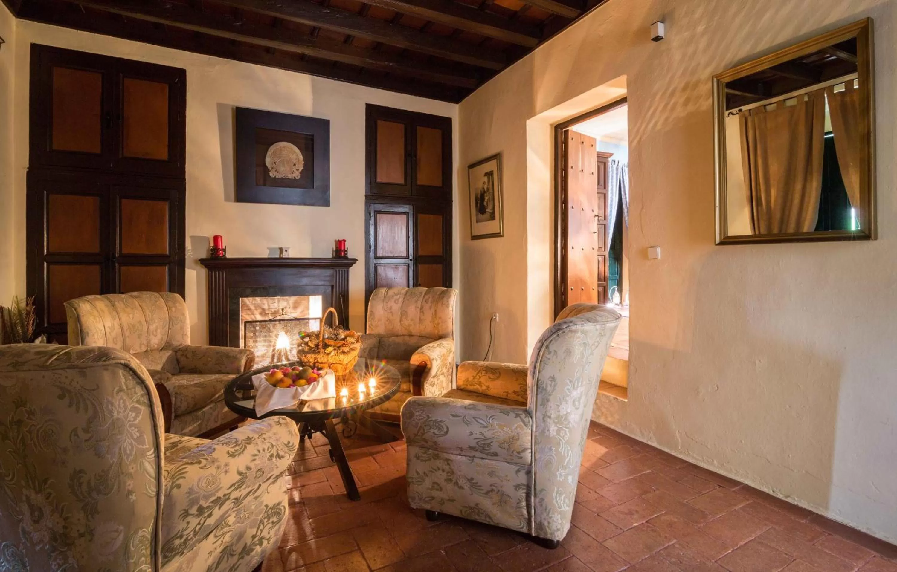 Seating area in Hacienda El Santiscal