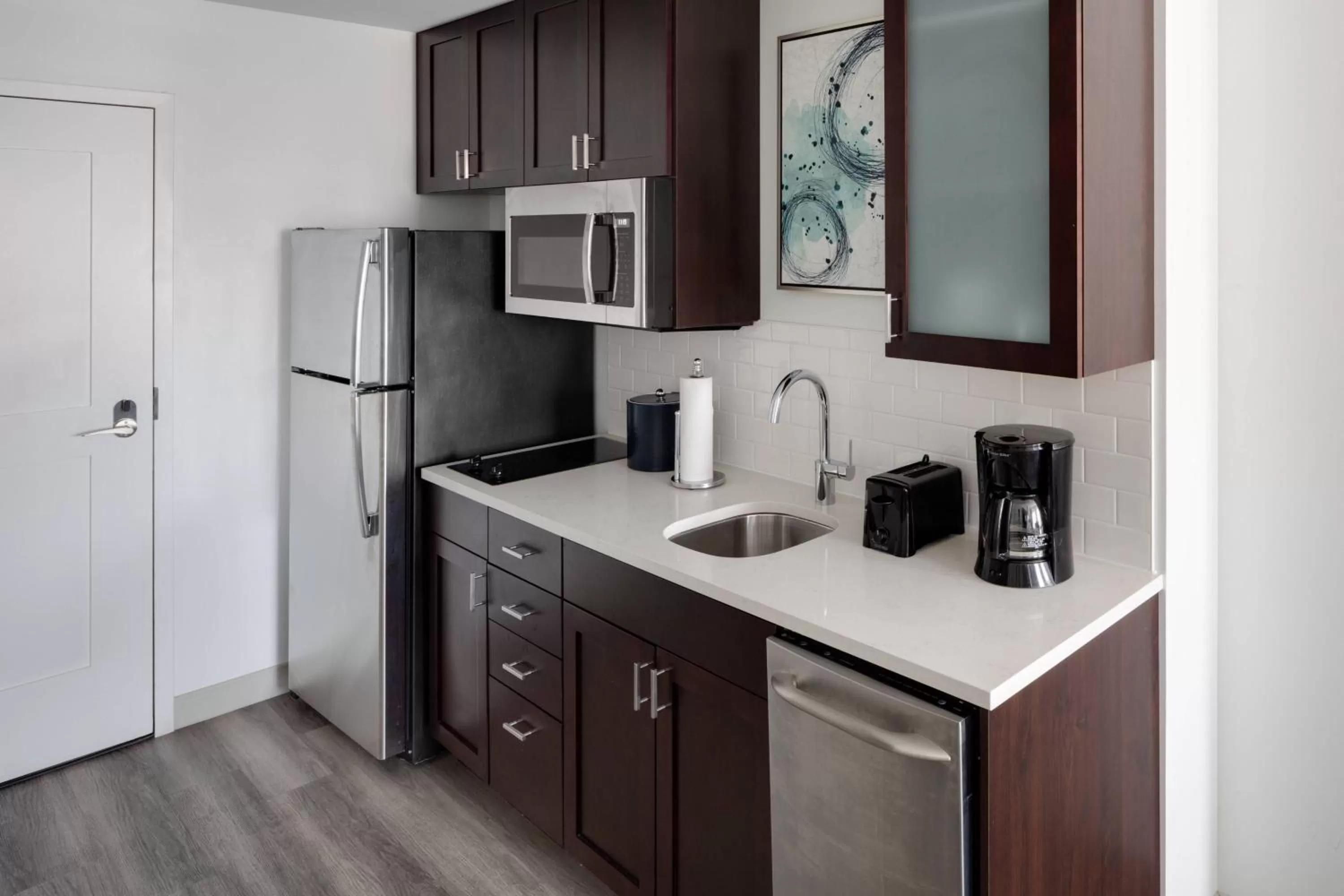 Kitchen or kitchenette in Residence Inn by Marriott Stamford Downtown