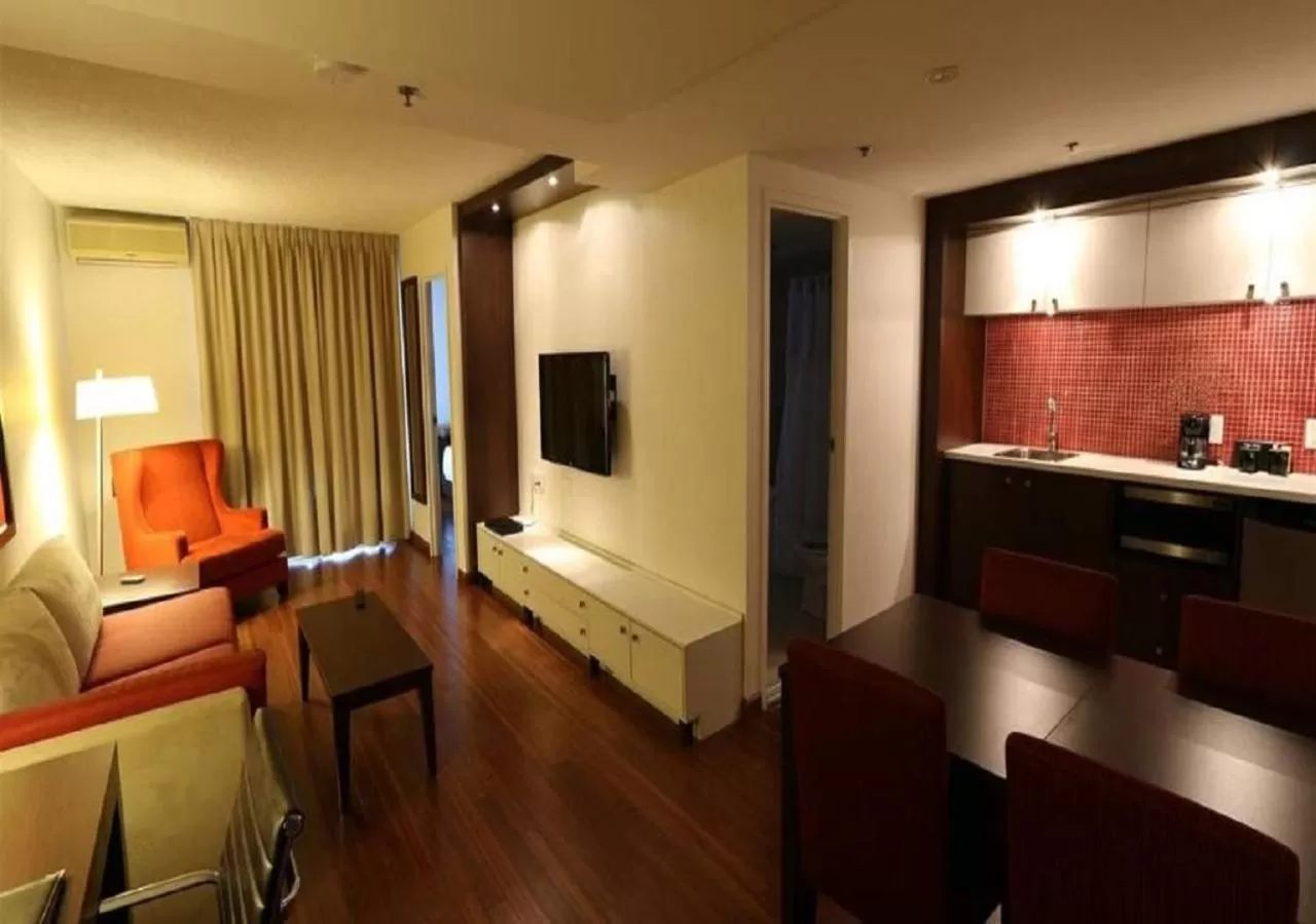 Kitchen or kitchenette, Bed in Hotel Classique