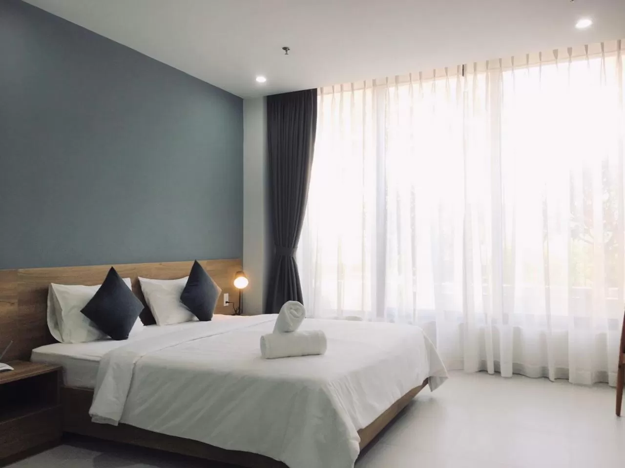 Bedroom, Bed in The Green House - Serviced Apartment