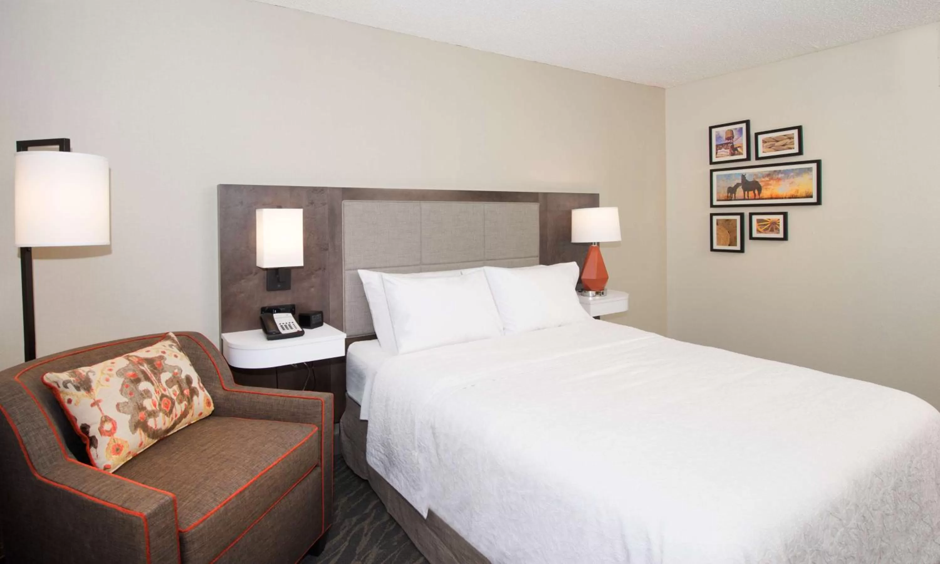 Living room, Bed in Hampton Inn & Suites N Ft Worth-Alliance Airport