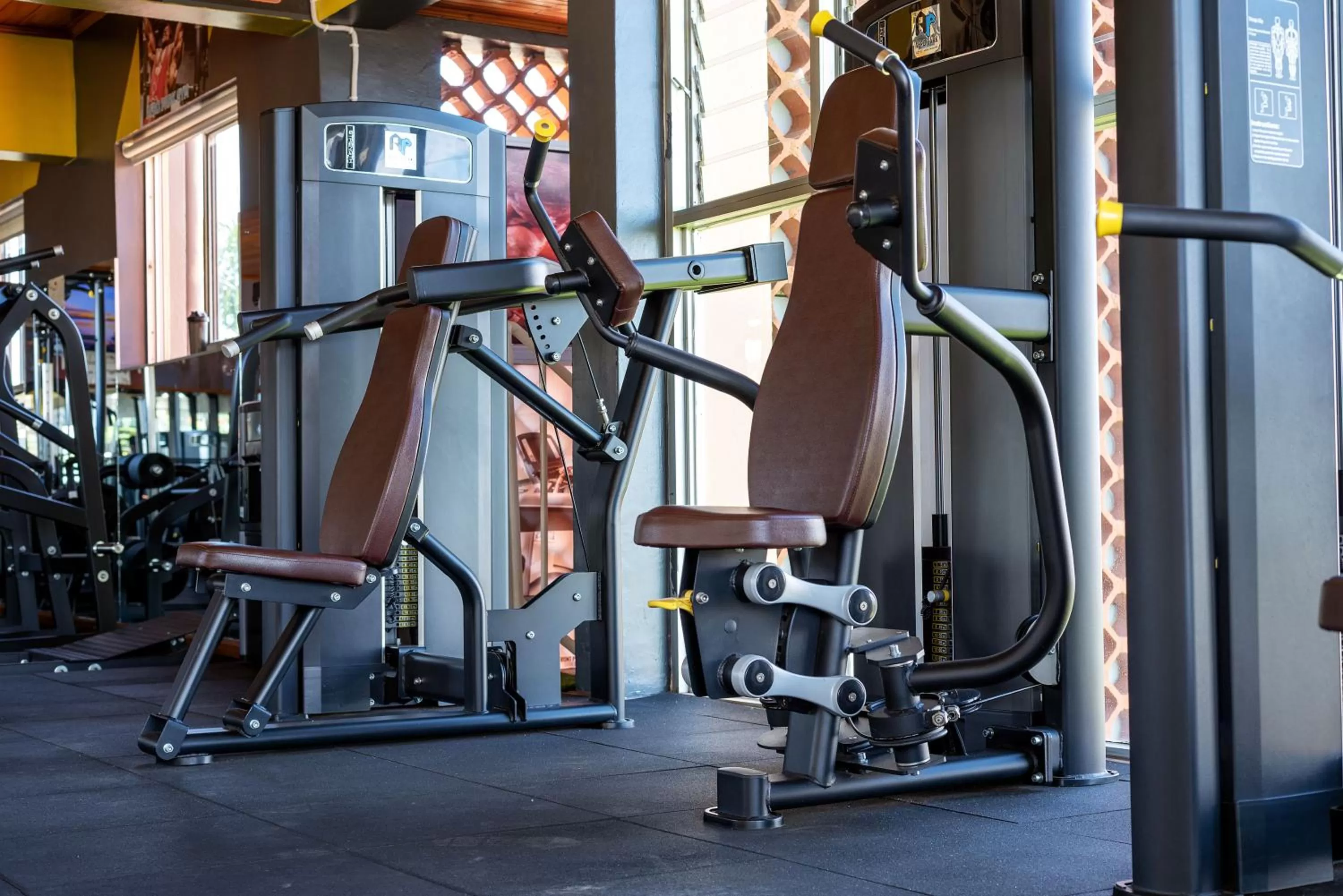 Fitness centre/facilities in Afro Park Hotel