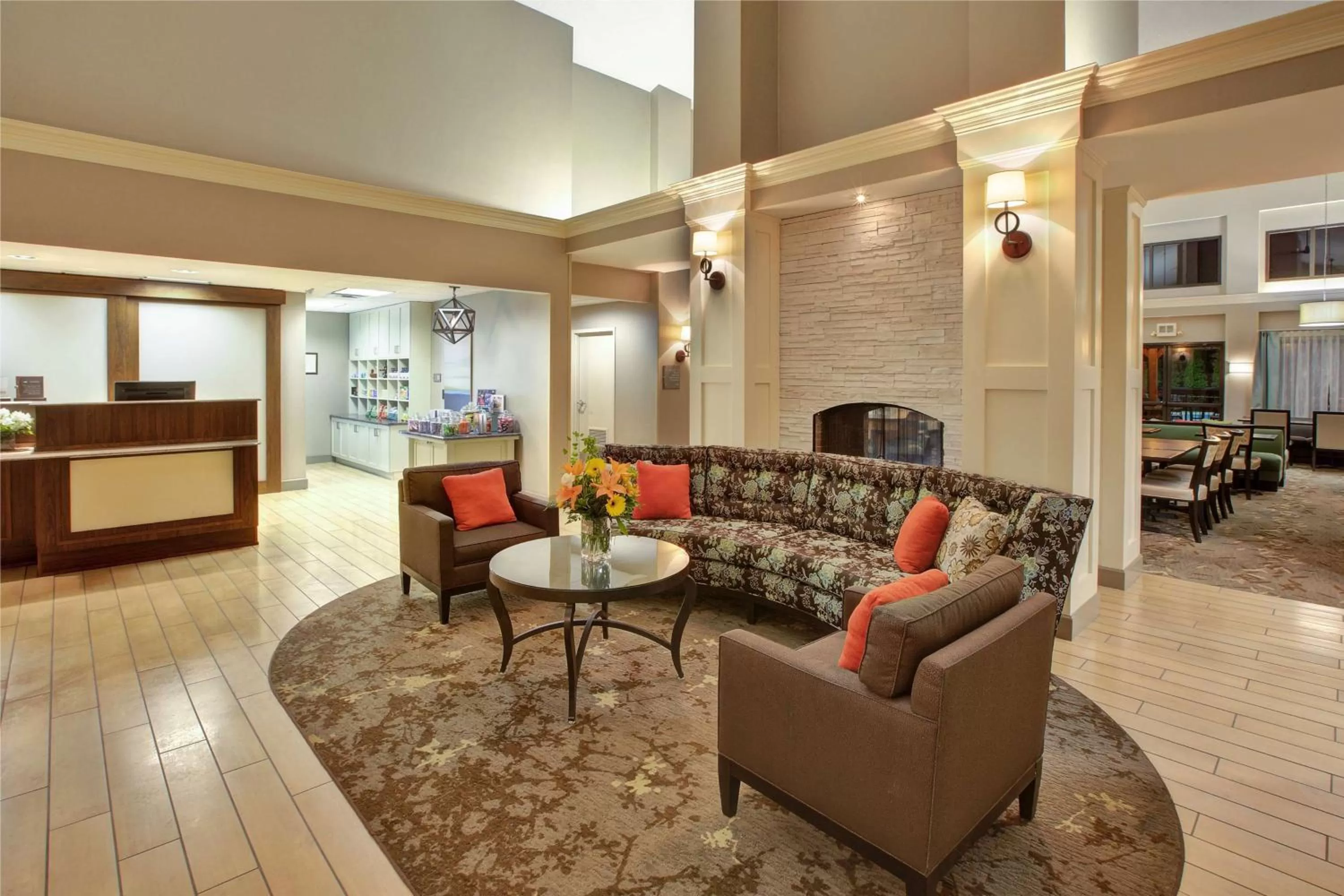 Lobby or reception in Homewood Suites by Hilton Dayton South