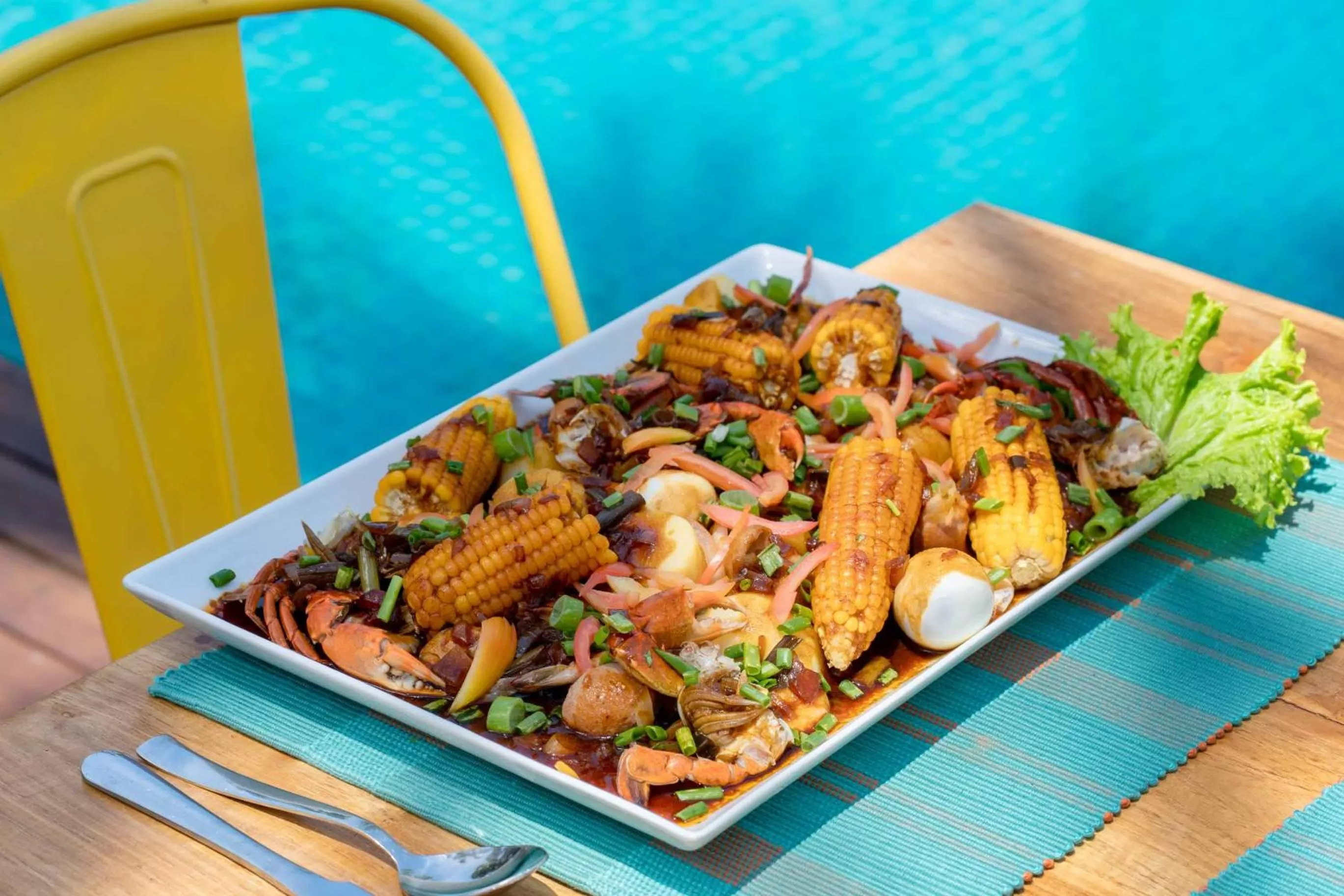 Buffet breakfast in Palmera Eco Resorts Nilaveli