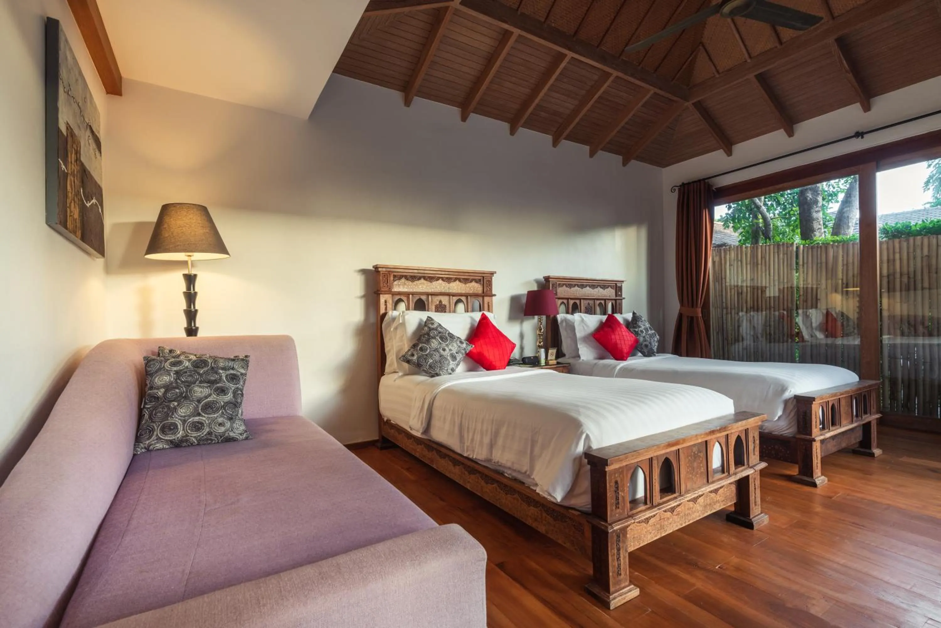 Decorative detail, Bed in Tango Luxe Beach Villa, Koh Samui