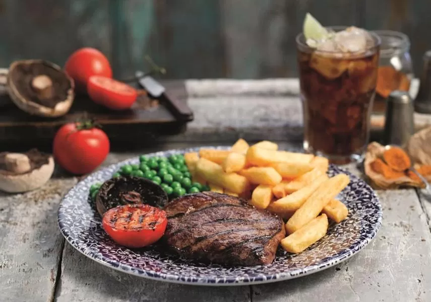 Food close-up in The Golden Hope Wetherspoon