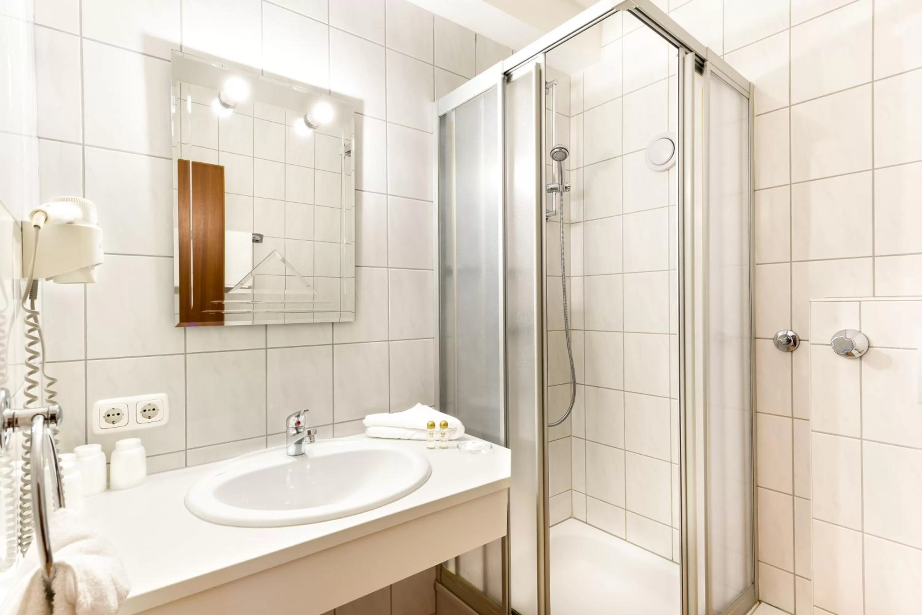 Bathroom in Aparthotel Kleinwalsertal