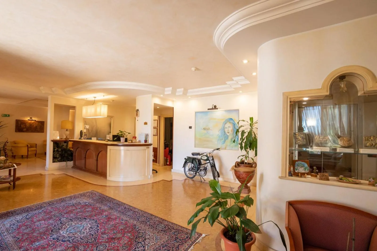 Lobby or reception in Hotel Ristorante Vecchia Vibo