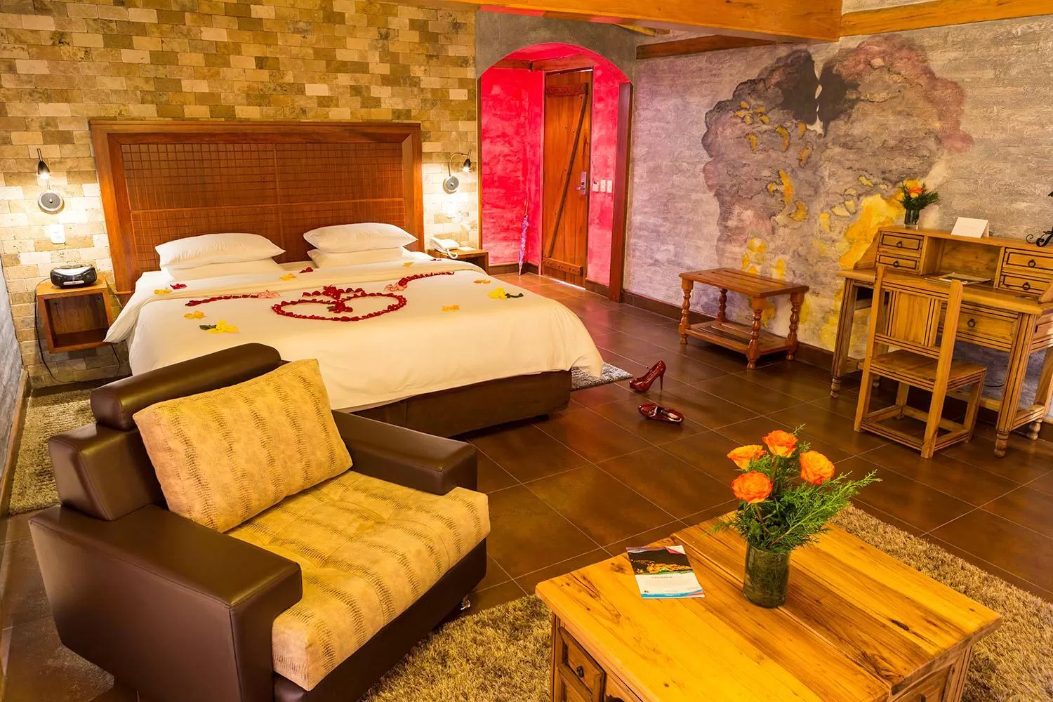 Bed in Luna Volcán, Adventure SPA