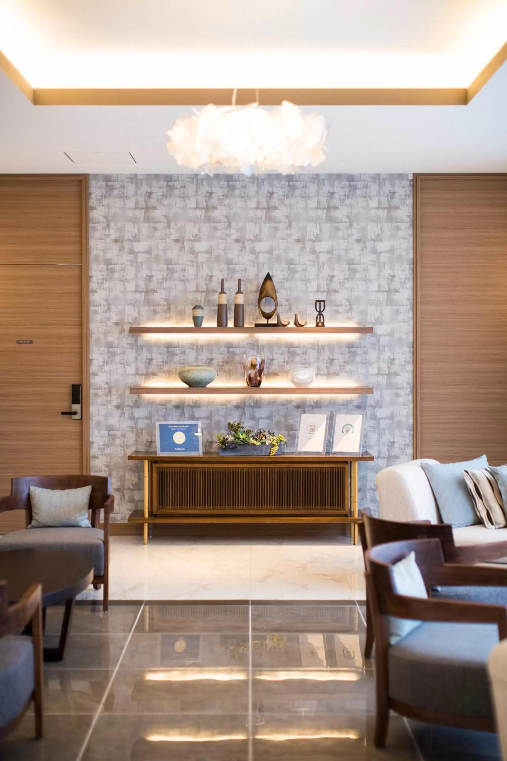 Lobby or reception in JR Kyushu Station Hotel Kokura