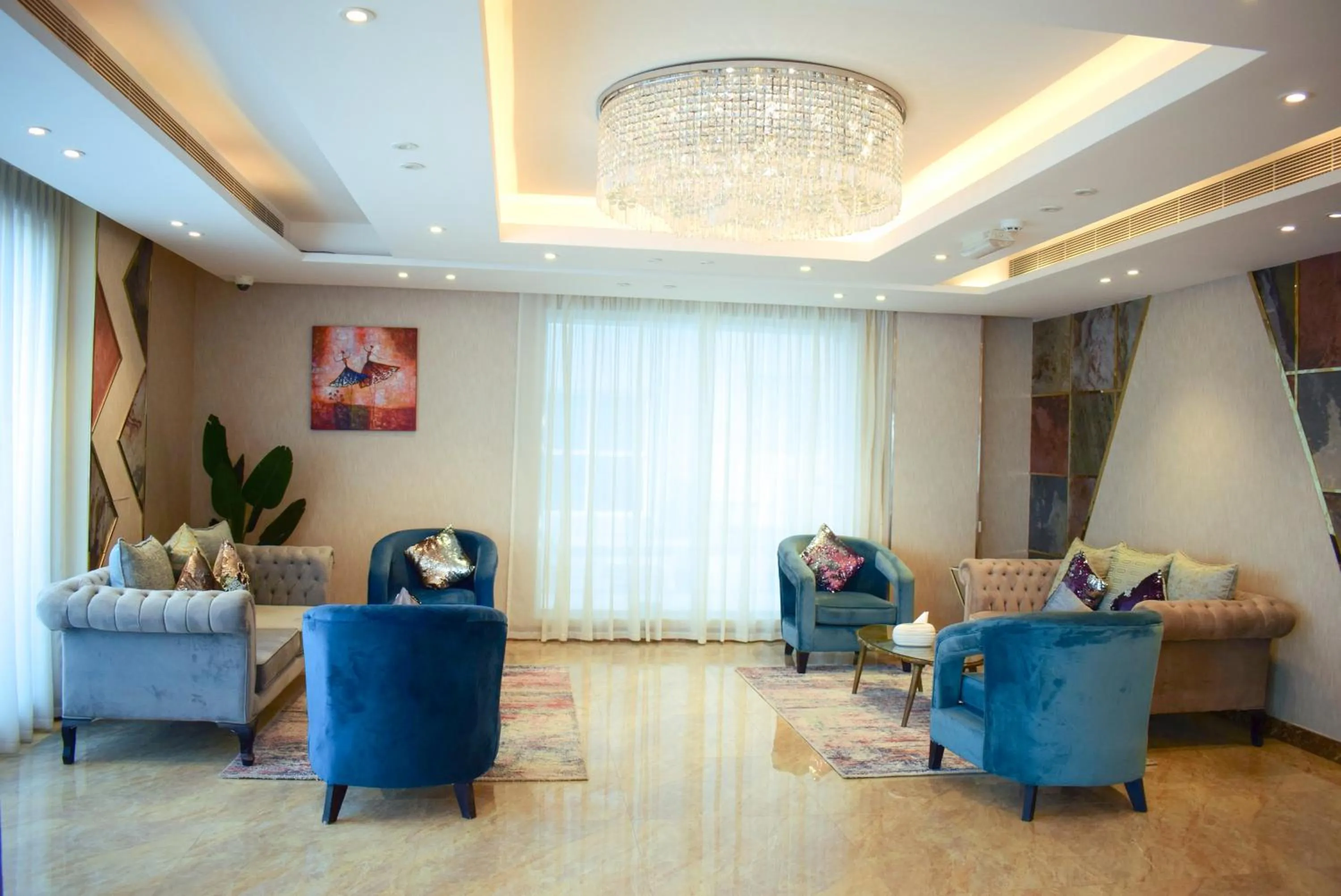 Seating area in The Secure Inn Hotel Muscat