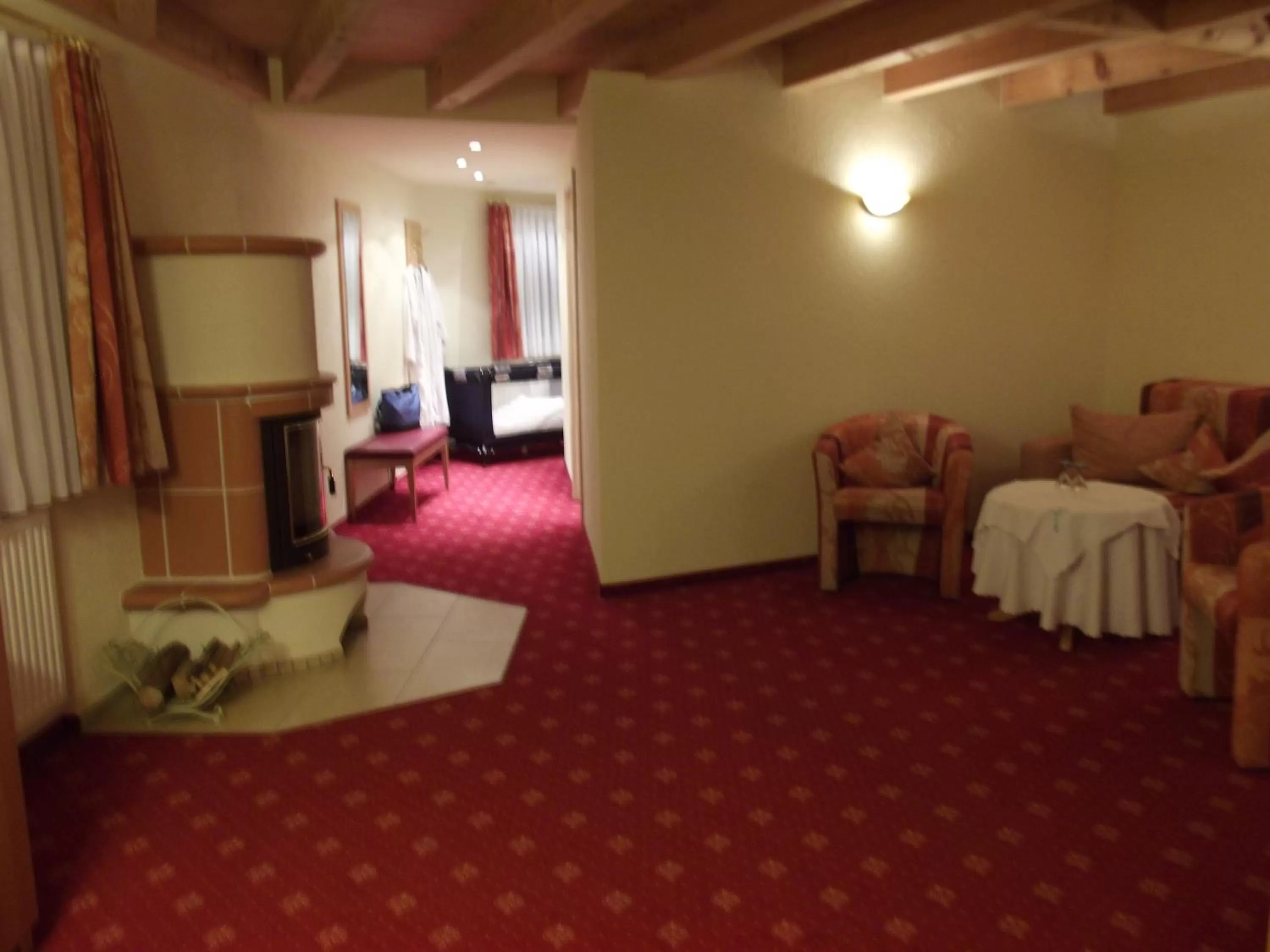 Photo of the whole room, Bed in Öko-Landhotel Basler Hof