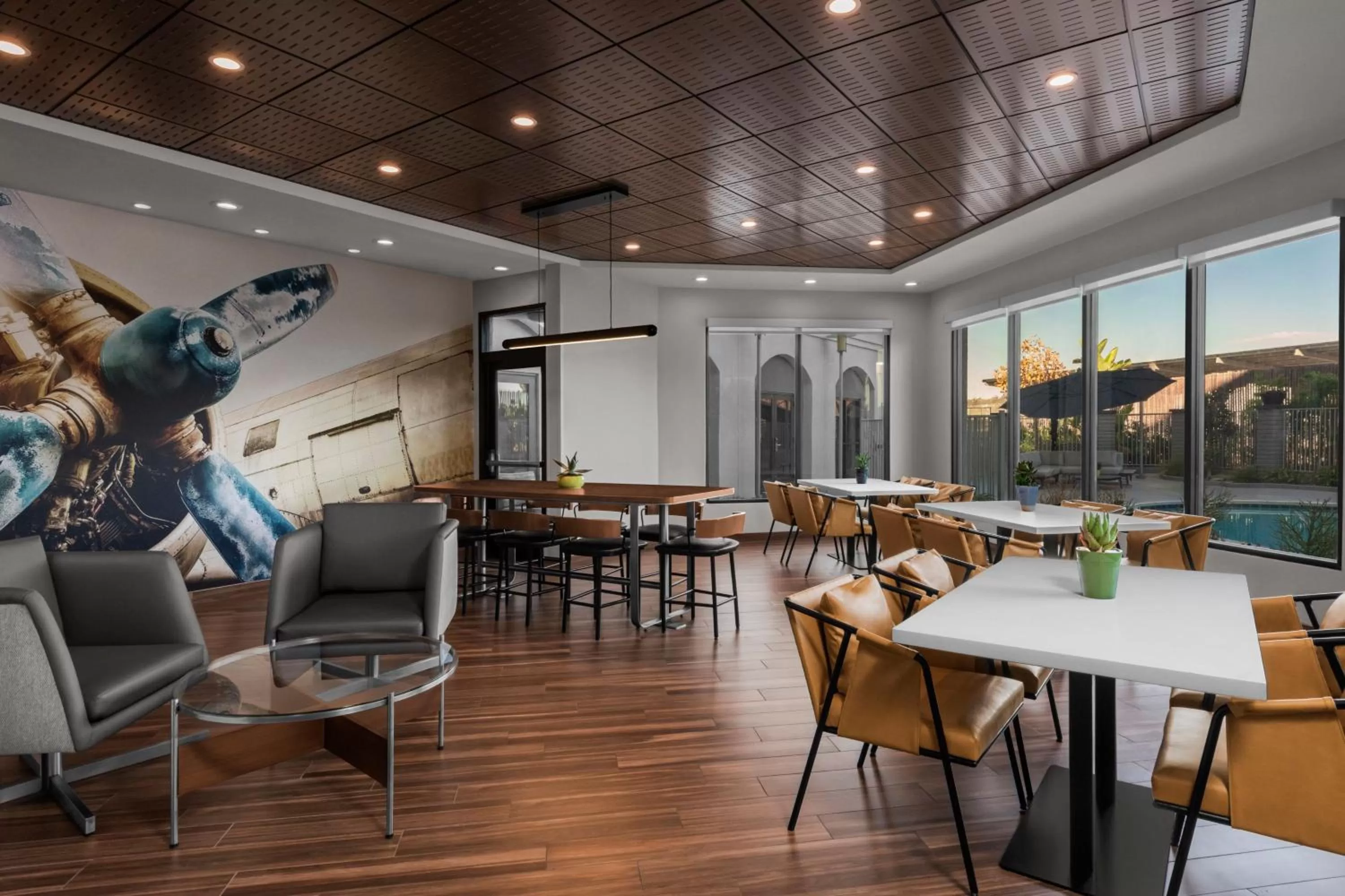 Restaurant/places to eat in Courtyard by Marriott San Diego Miramar