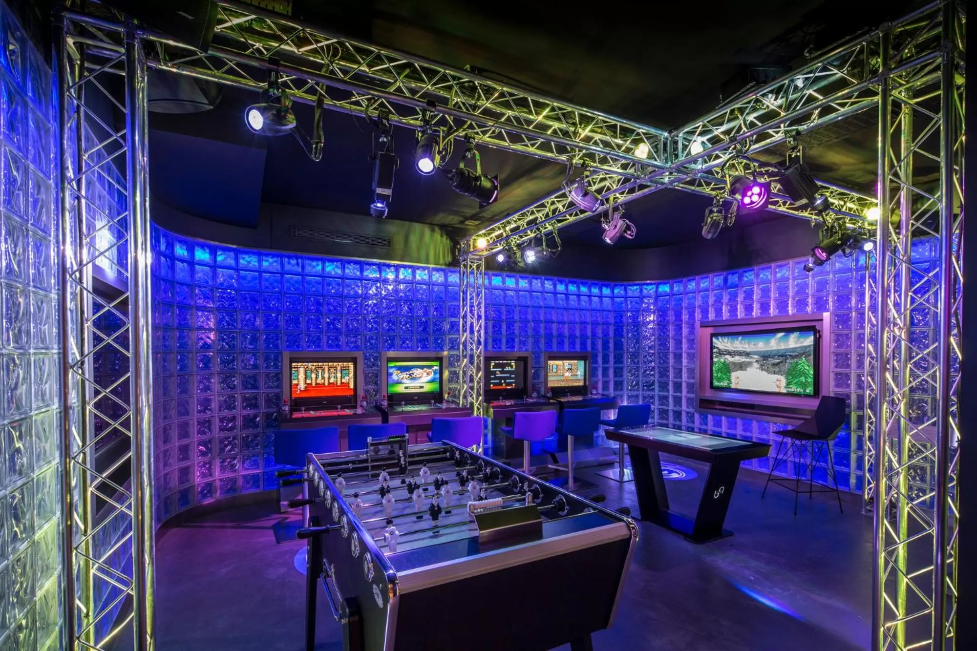 Game Room in Four Seasons Resort Megève