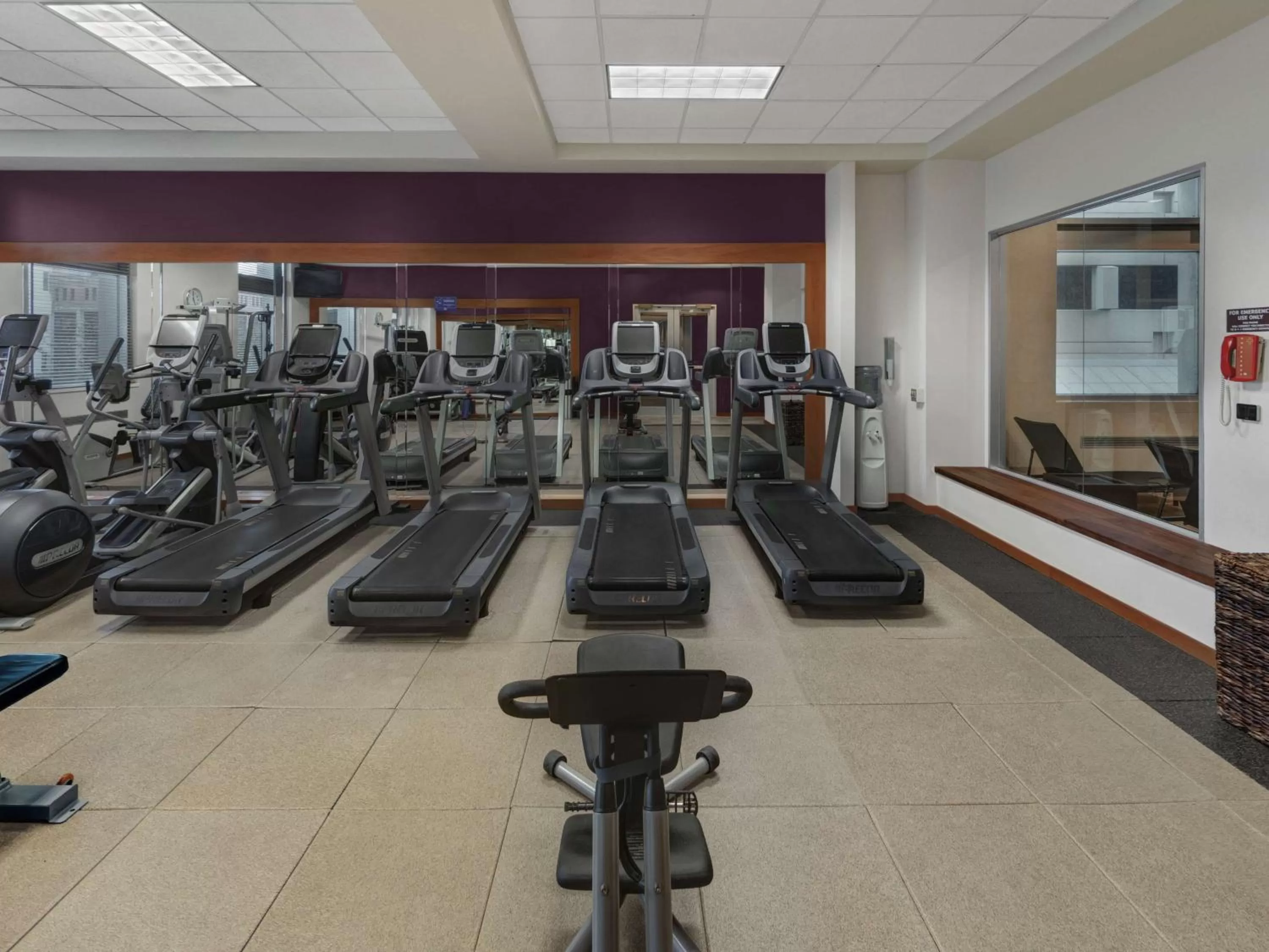 Fitness centre/facilities in Hilton Harrisburg near Hershey Park