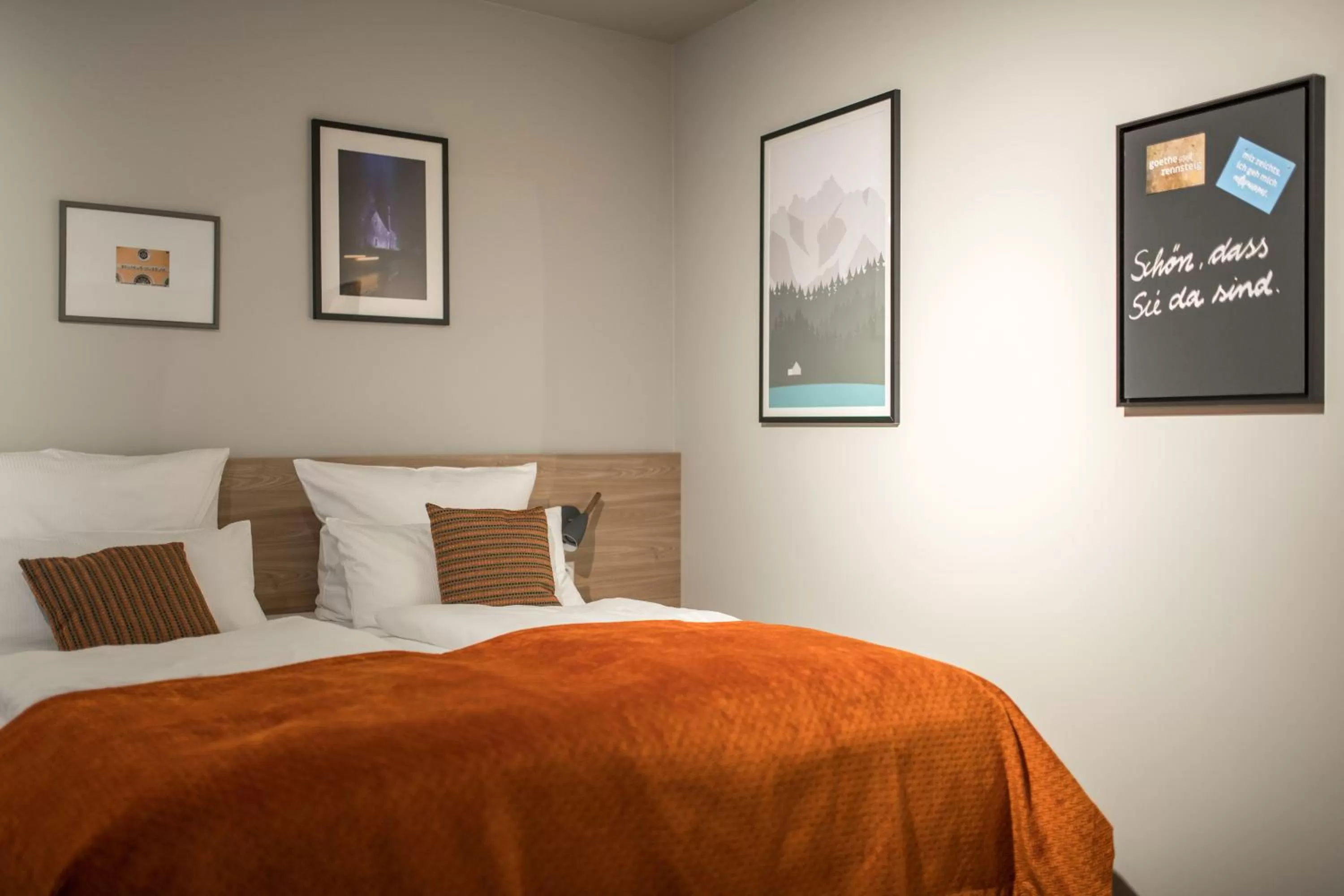 Bed in stattHotel Weimar