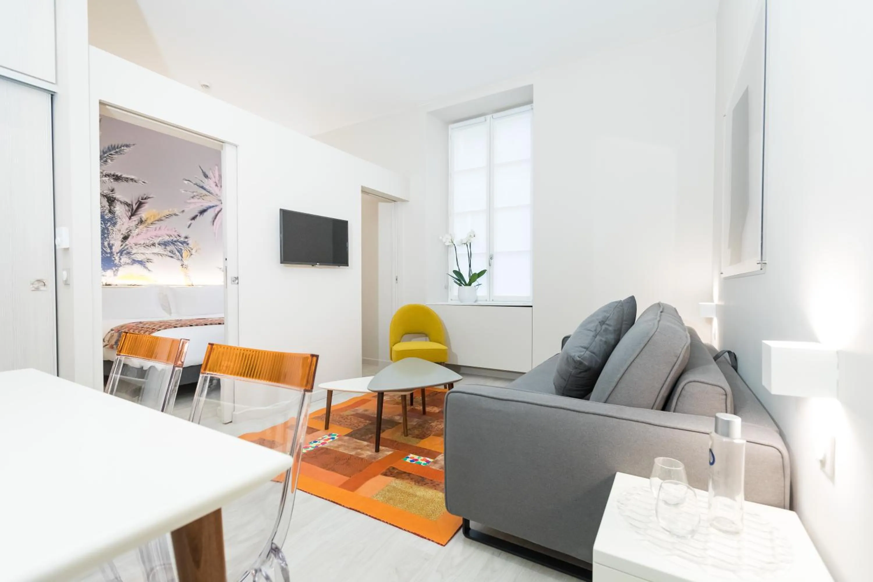 Living room in Palais Saleya Boutique Hôtel