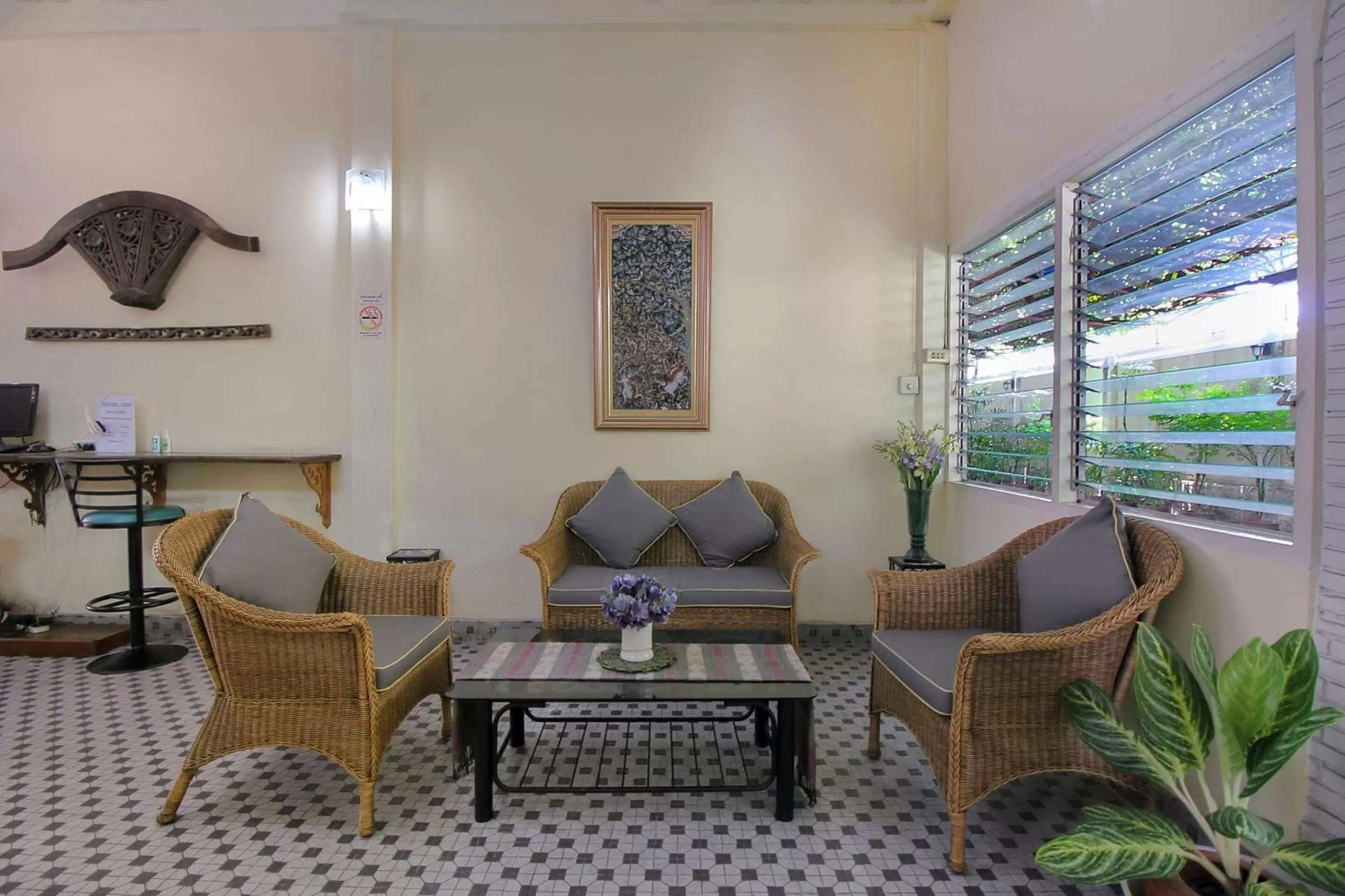 Lobby or reception in Rajata Hotel